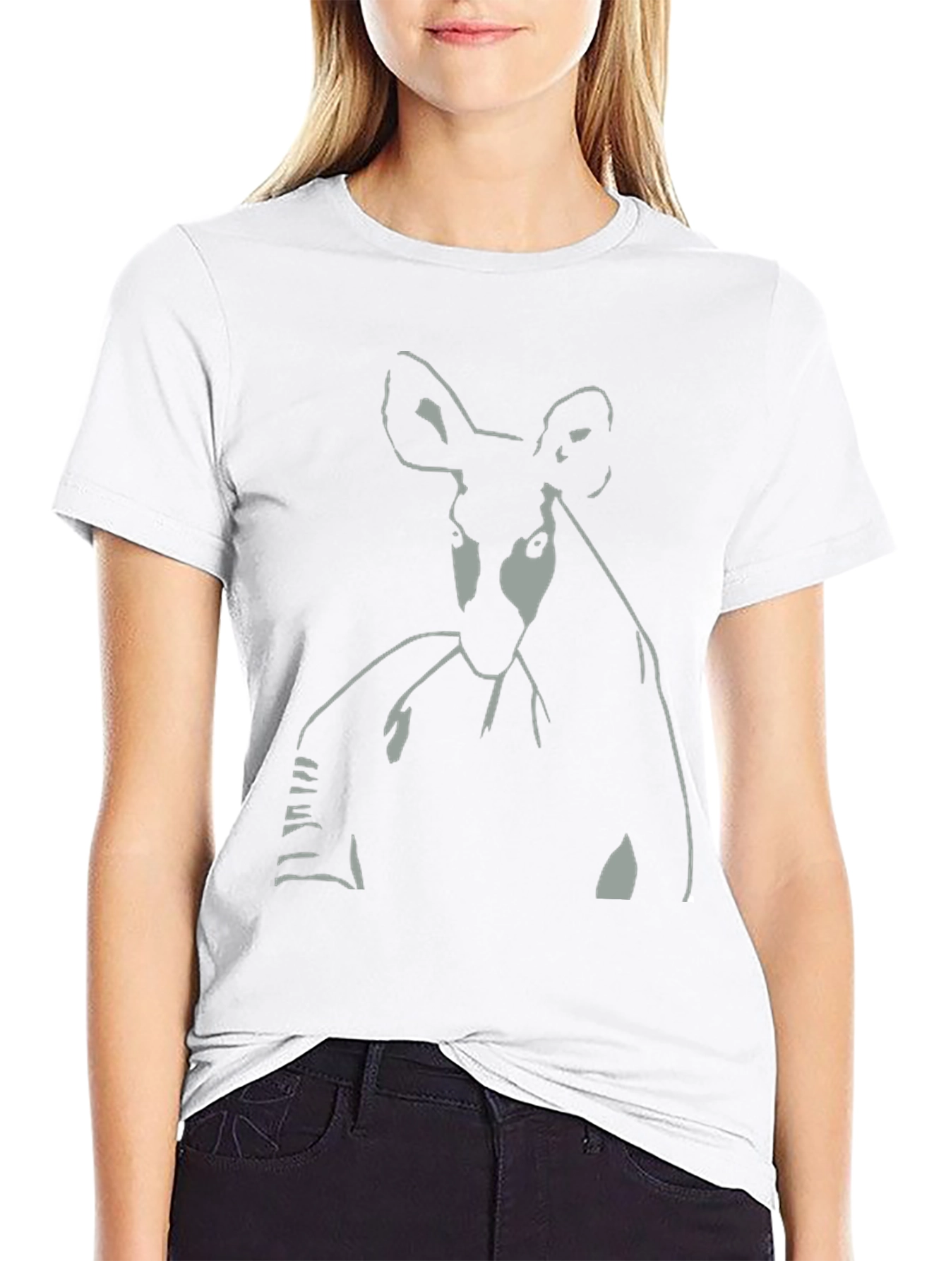 Okapi Graphic Tee - Unisex Black T-Shirt