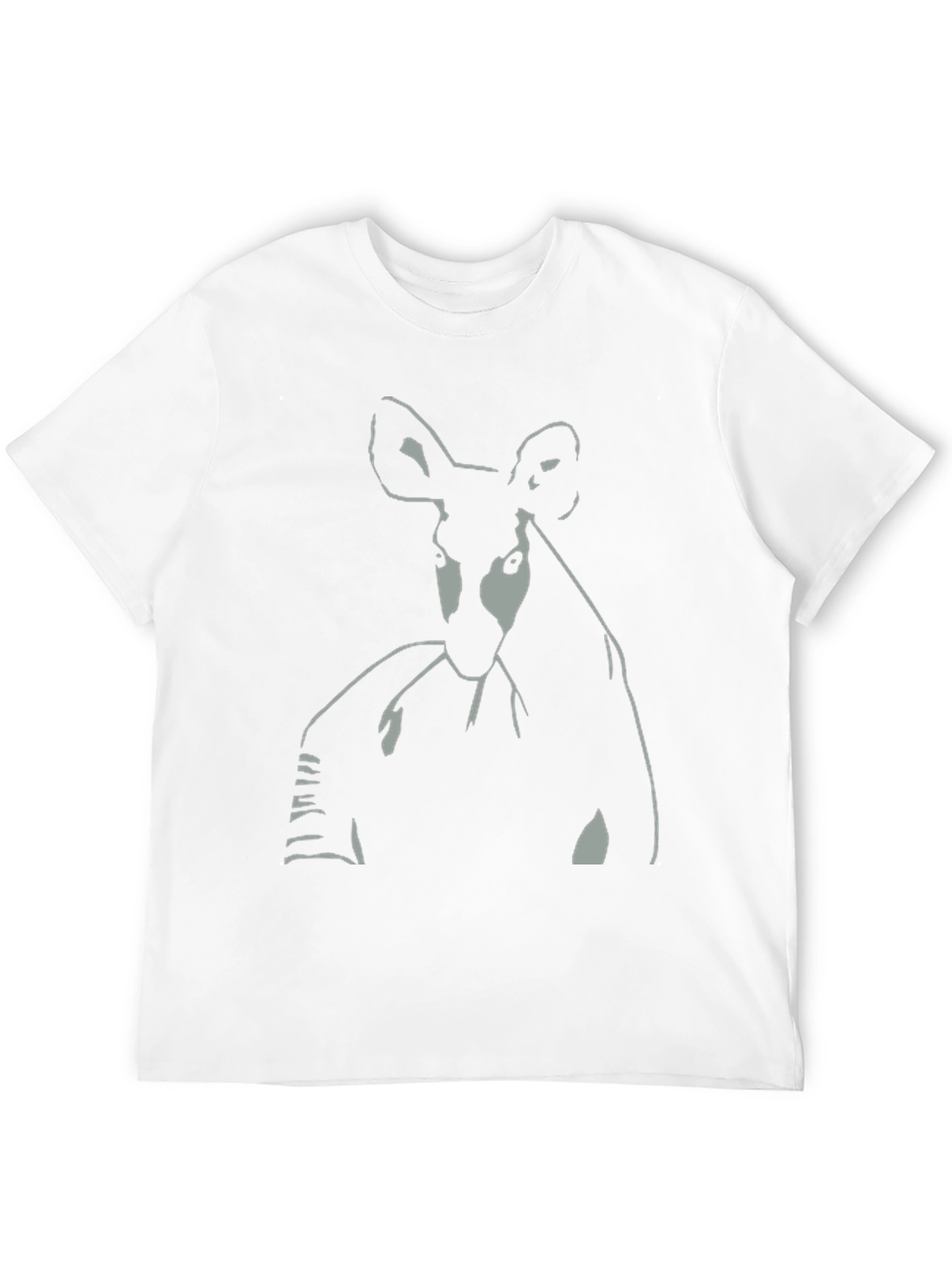 Okapi Graphic Tee - Unisex Black T-Shirt