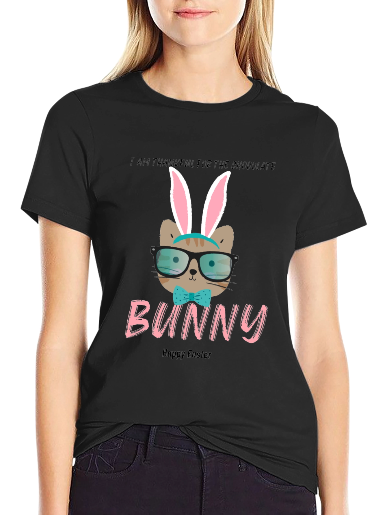 Thankful Chocolate Easter Bunny T-Shirt