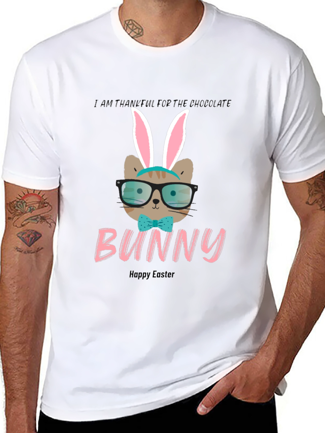Thankful Chocolate Easter Bunny T-Shirt