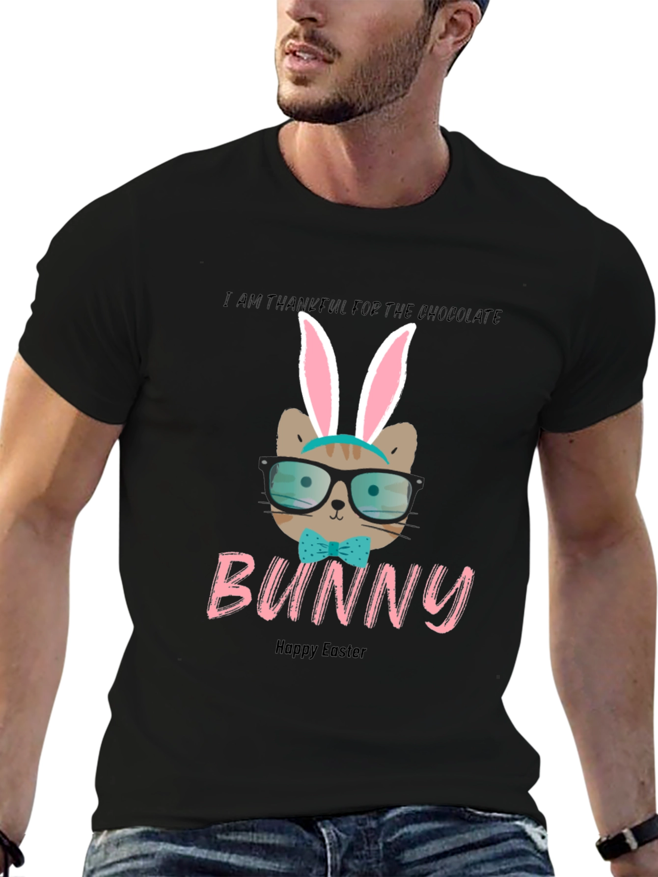 Thankful Chocolate Easter Bunny T-Shirt