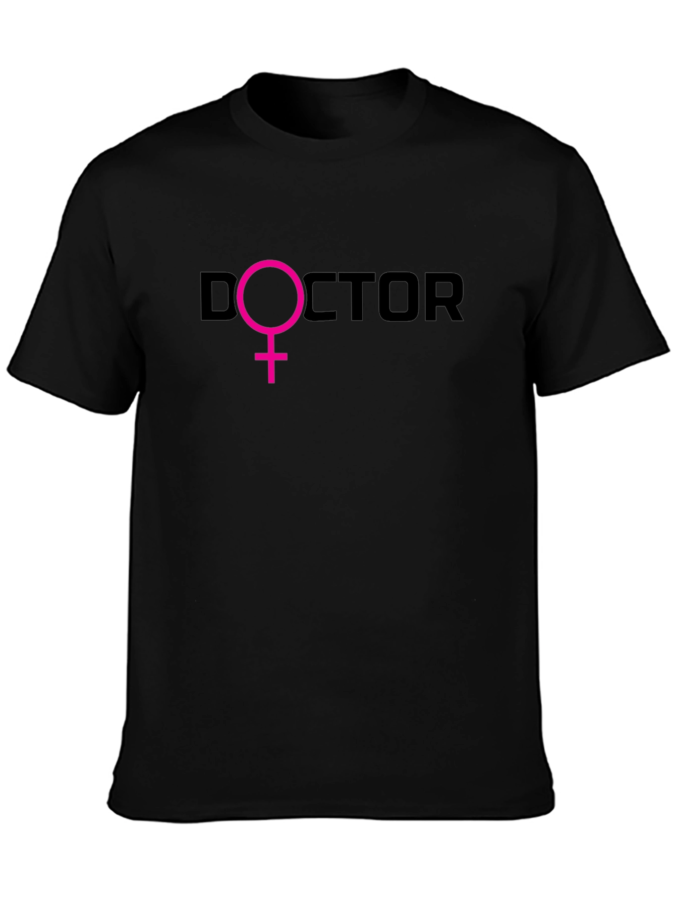 Feminist Doctor T-Shirt - Black Cotton Tee