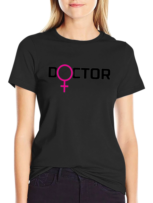 Feminist Doctor T-Shirt - Black Cotton Tee