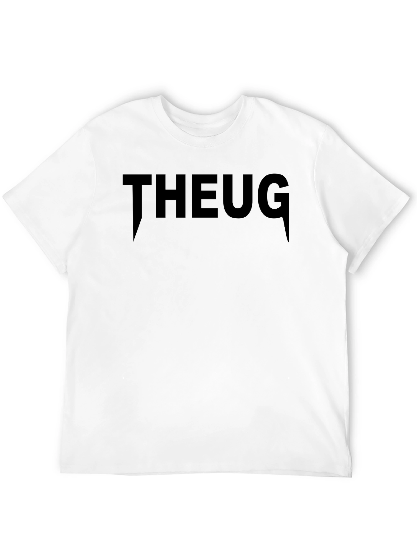 THEUG Black Graphic Tee Shirt