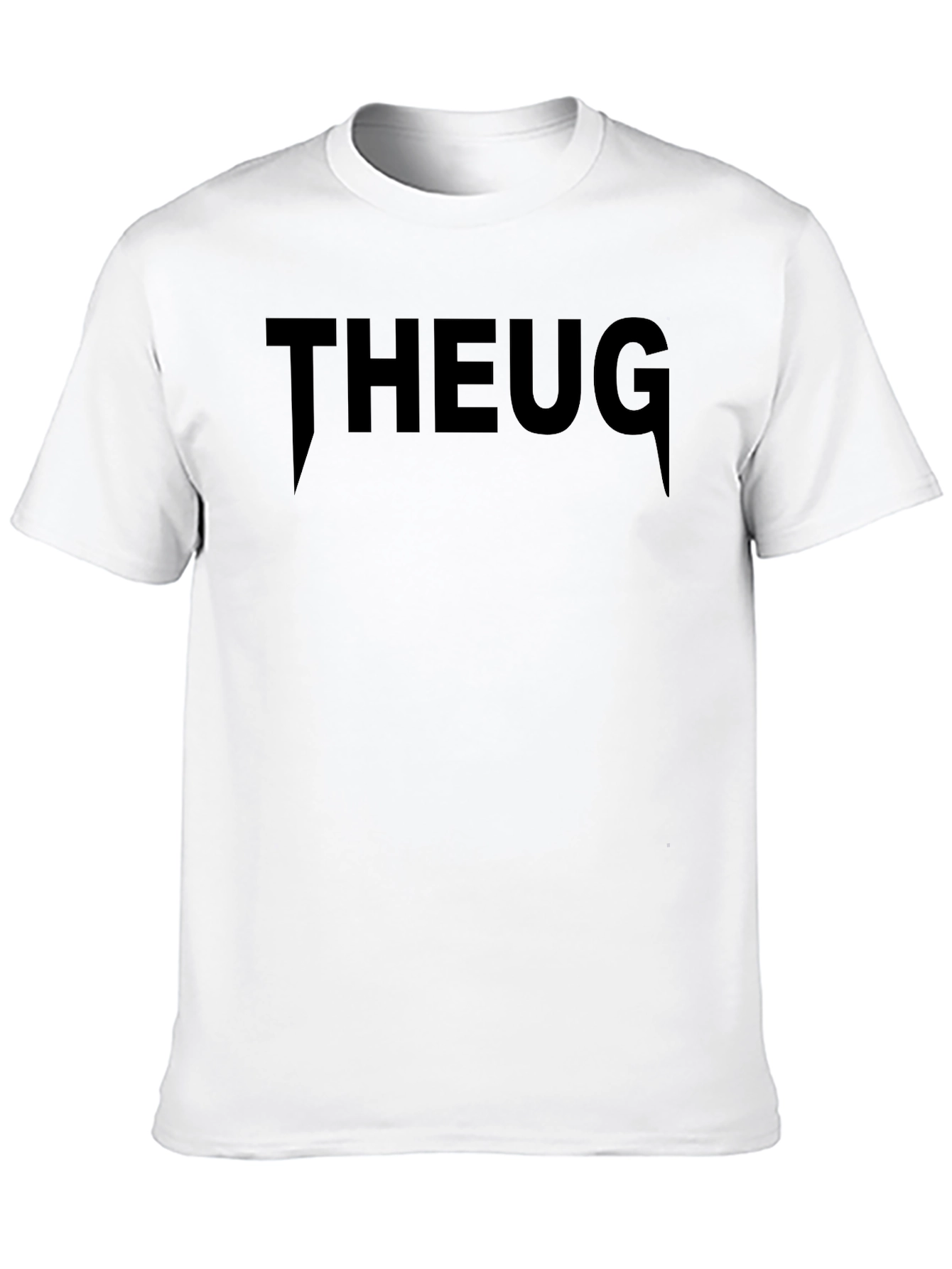 THEUG Black Graphic Tee Shirt