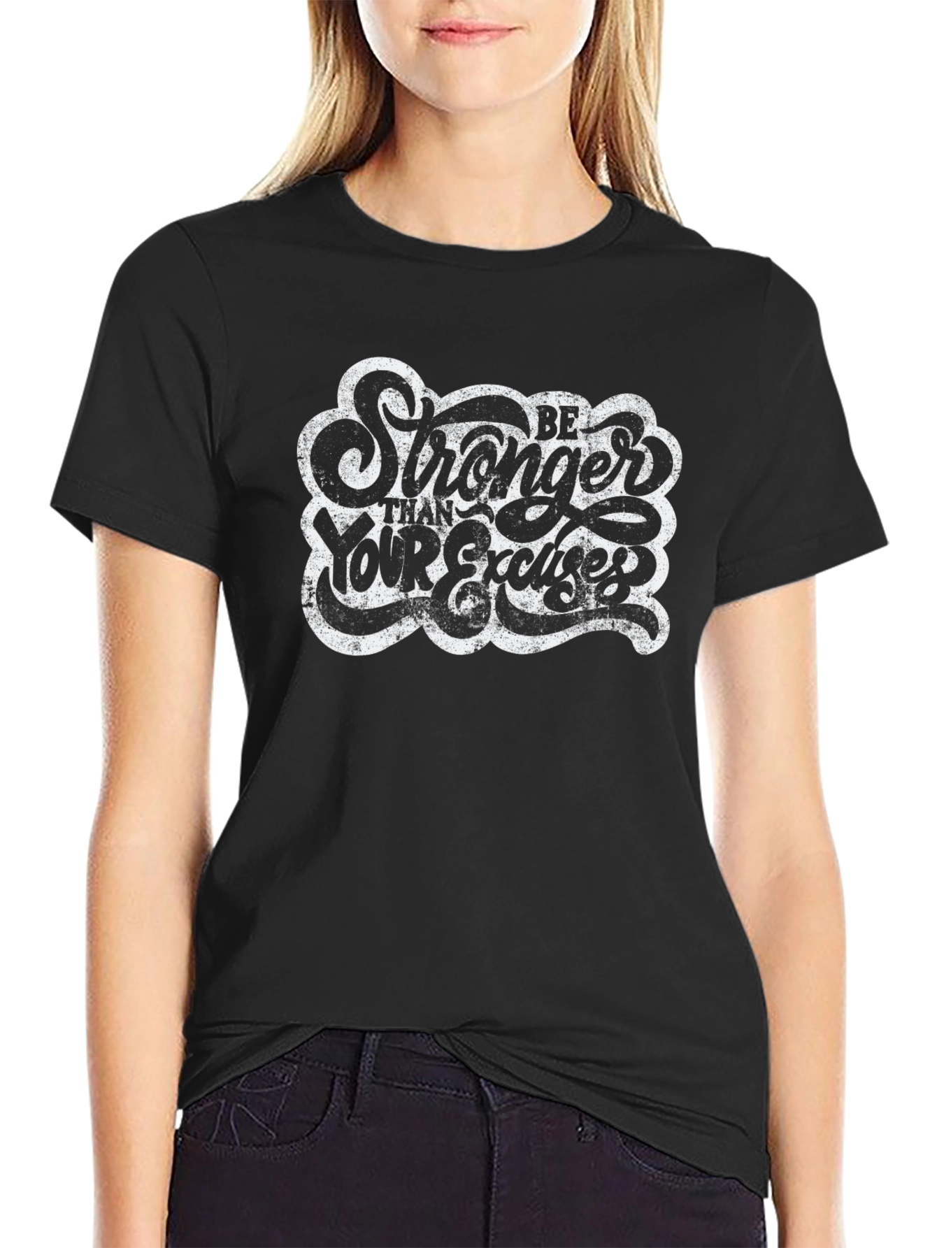 Motivational Graphic Tee - Be Stronger Than Your Excuses