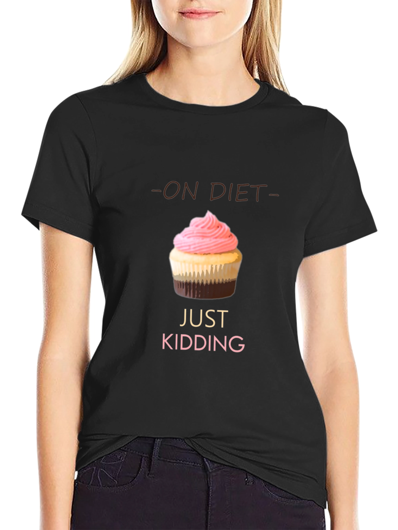 On Diet Just Kidding T-Shirt