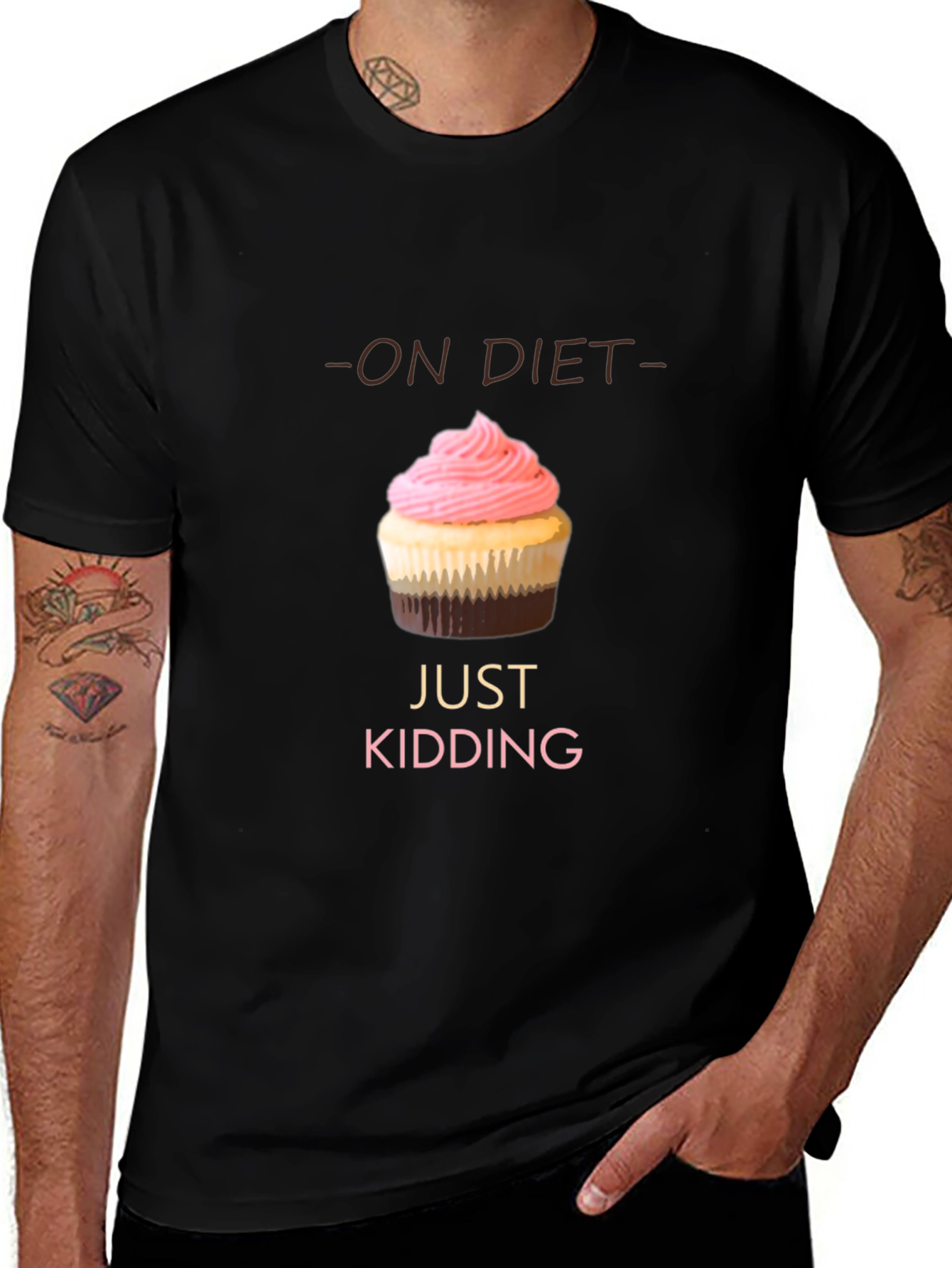 On Diet Just Kidding T-Shirt