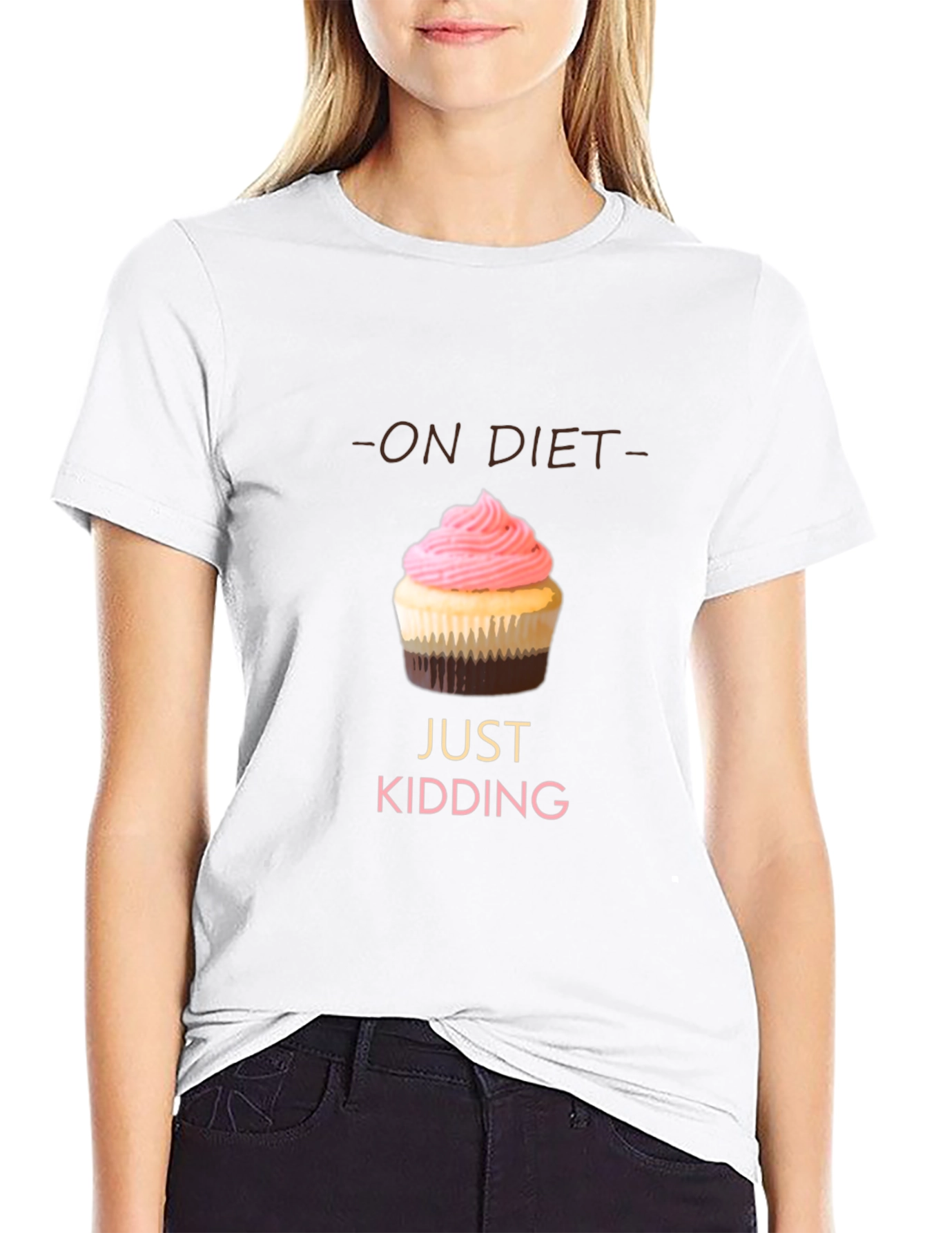 On Diet Just Kidding T-Shirt