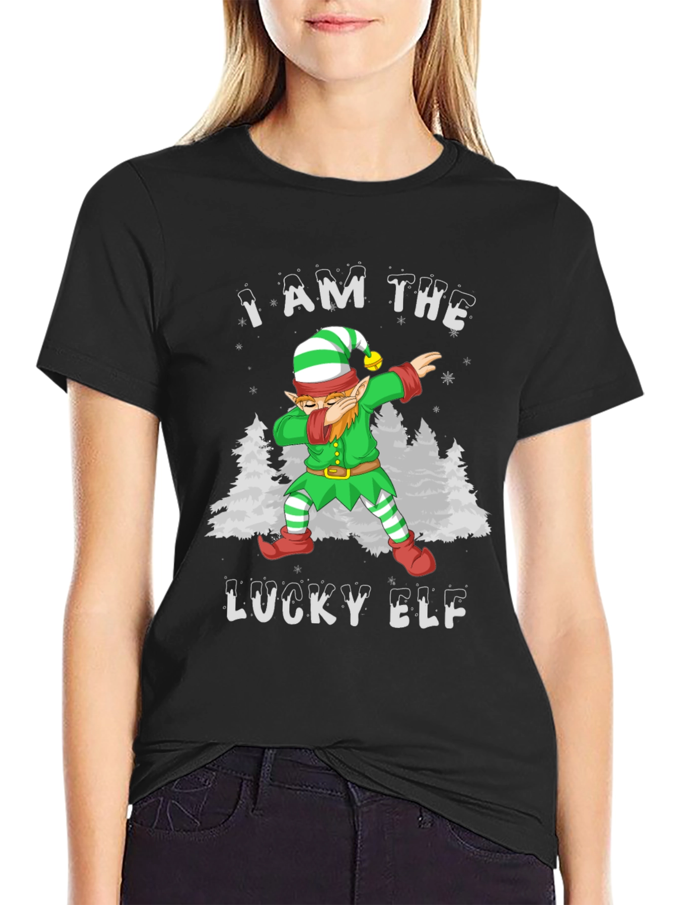 Lucky Elf Dab T-Shirt