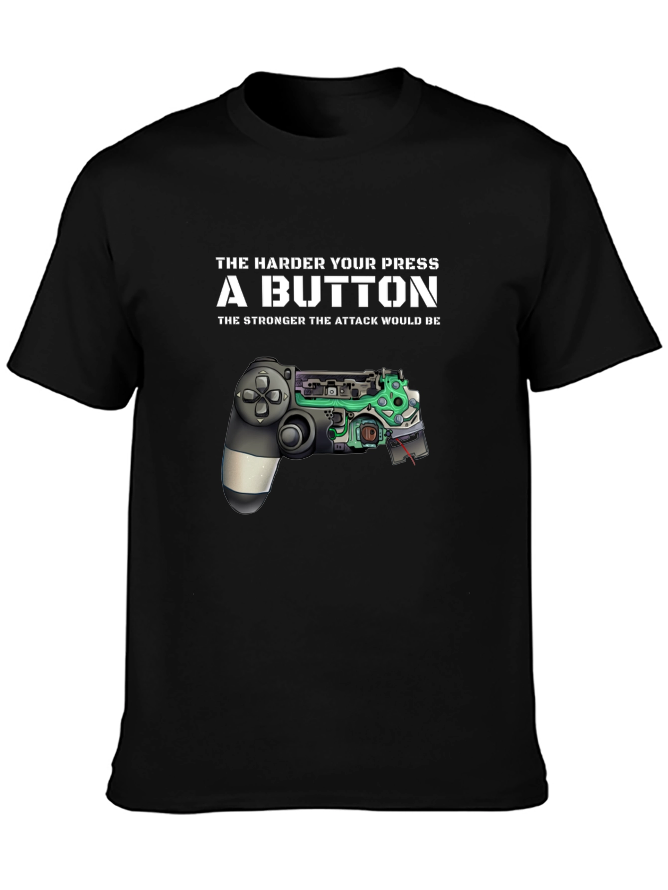The Harder You Press a Button Gamer T-Shirt