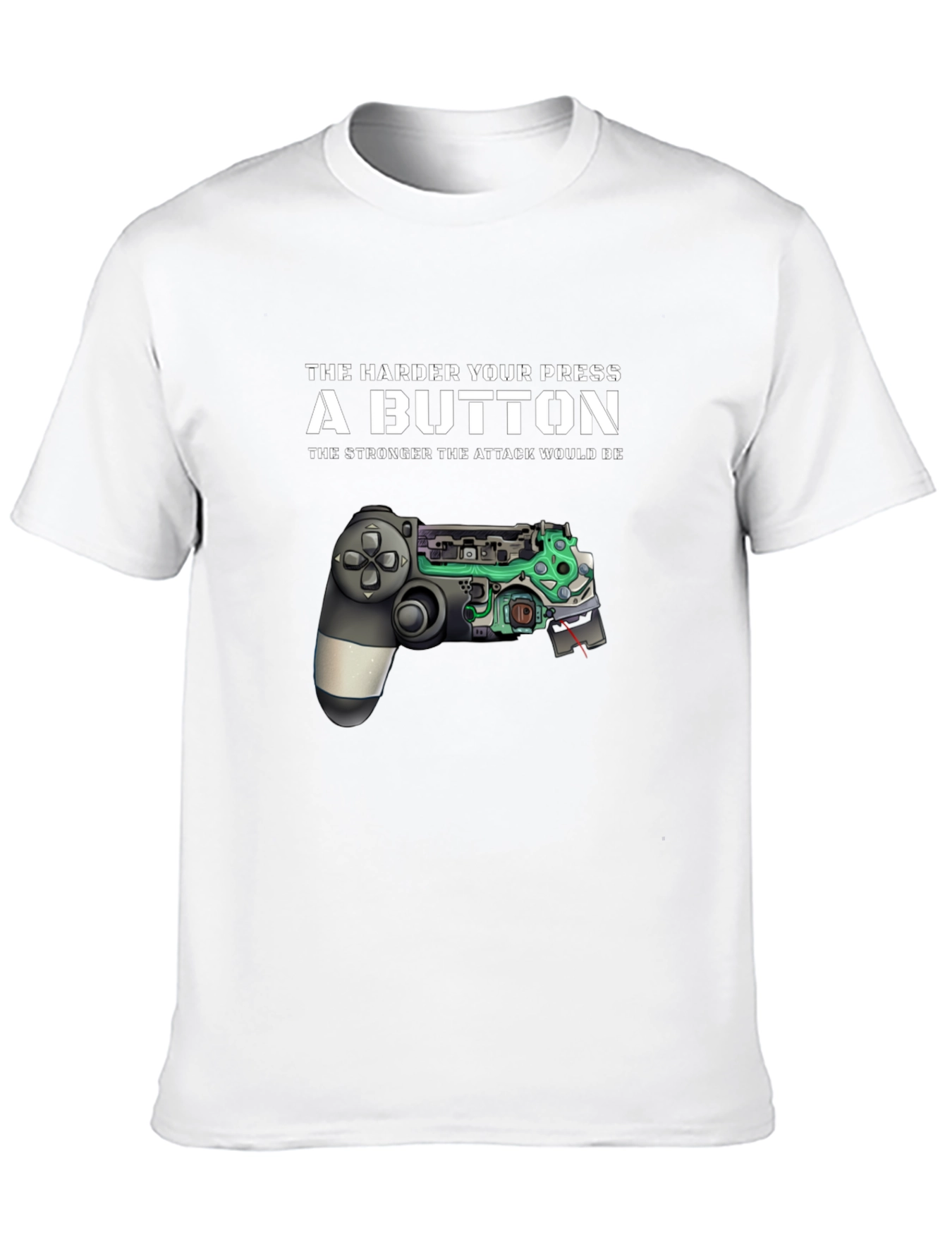 The Harder You Press a Button Gamer T-Shirt