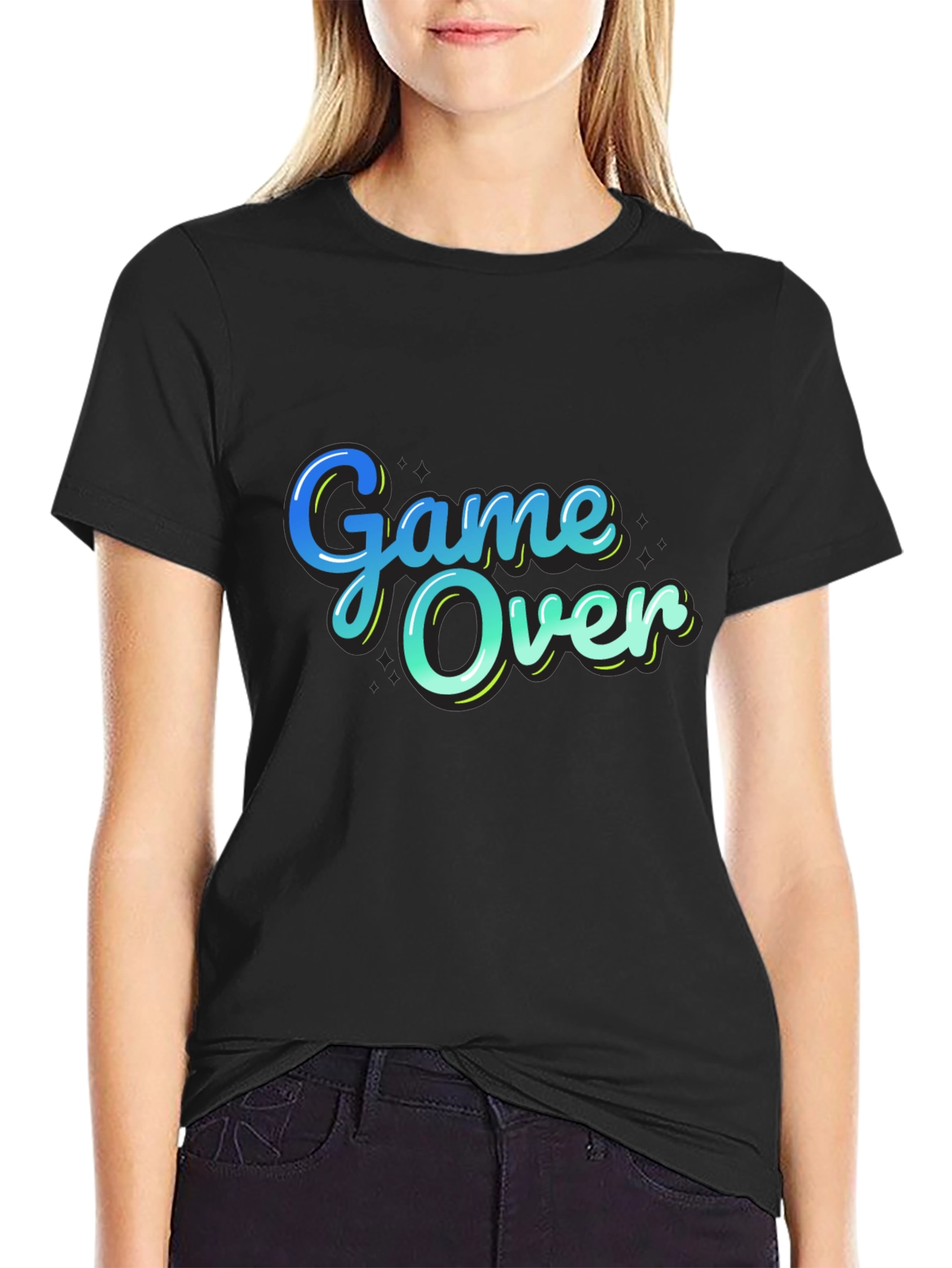 Game Over Graphic T-Shirt - Gamer Style