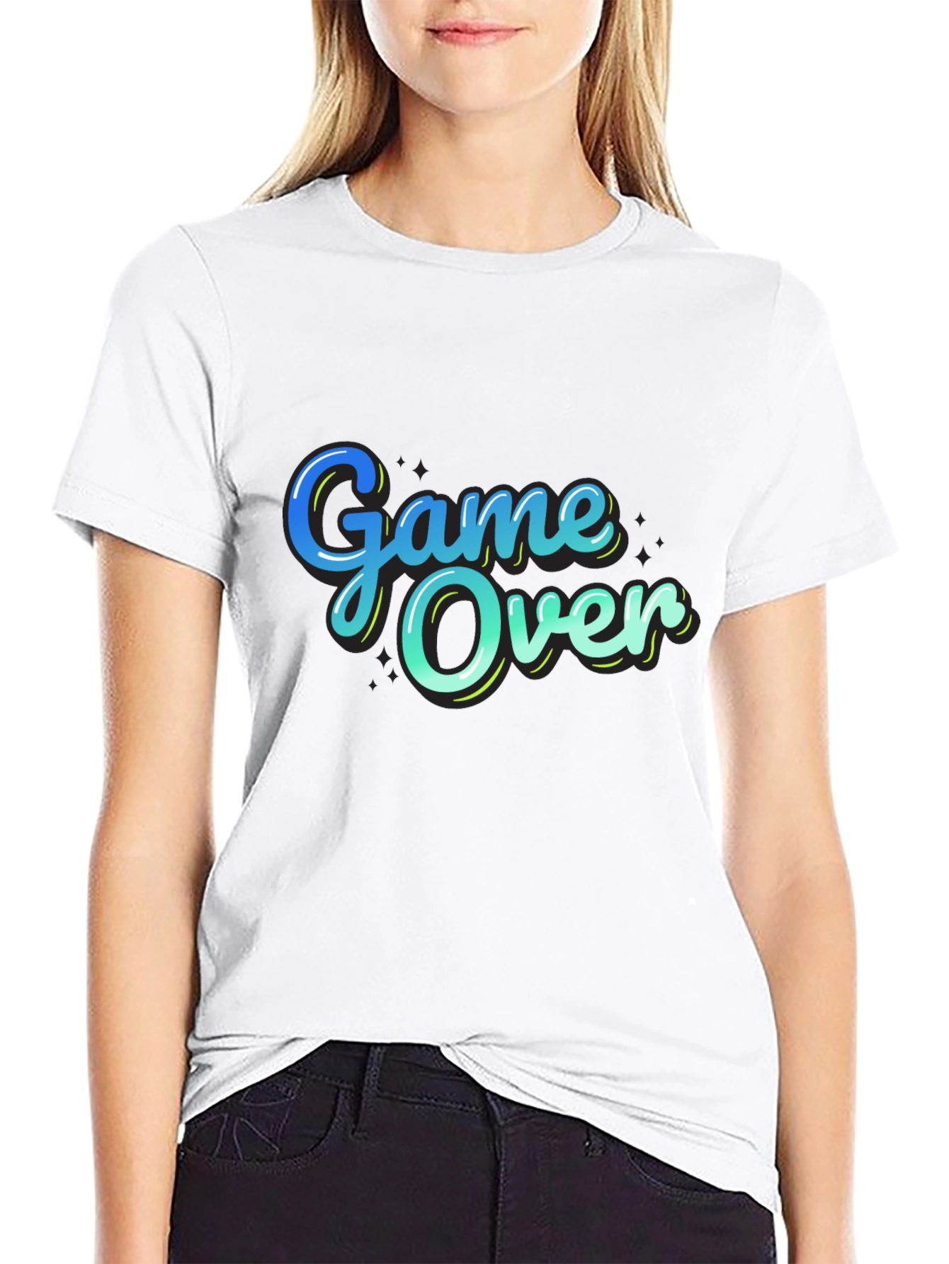 Game Over Graphic T-Shirt - Gamer Style