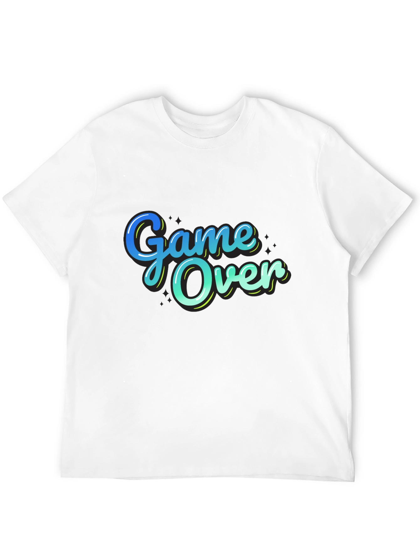 Game Over Graphic T-Shirt - Gamer Style