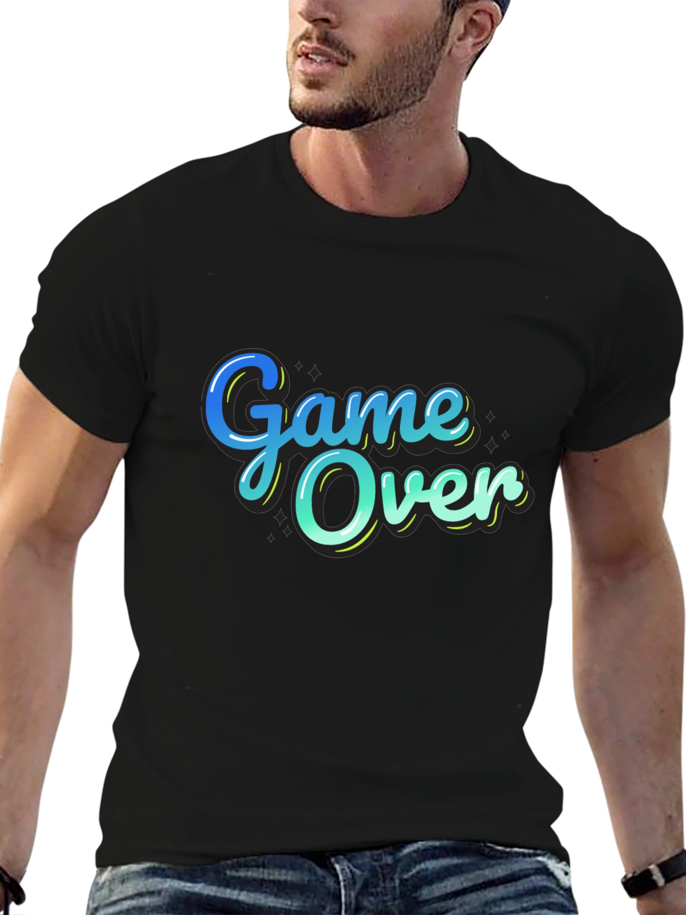 Game Over Graphic T-Shirt - Gamer Style