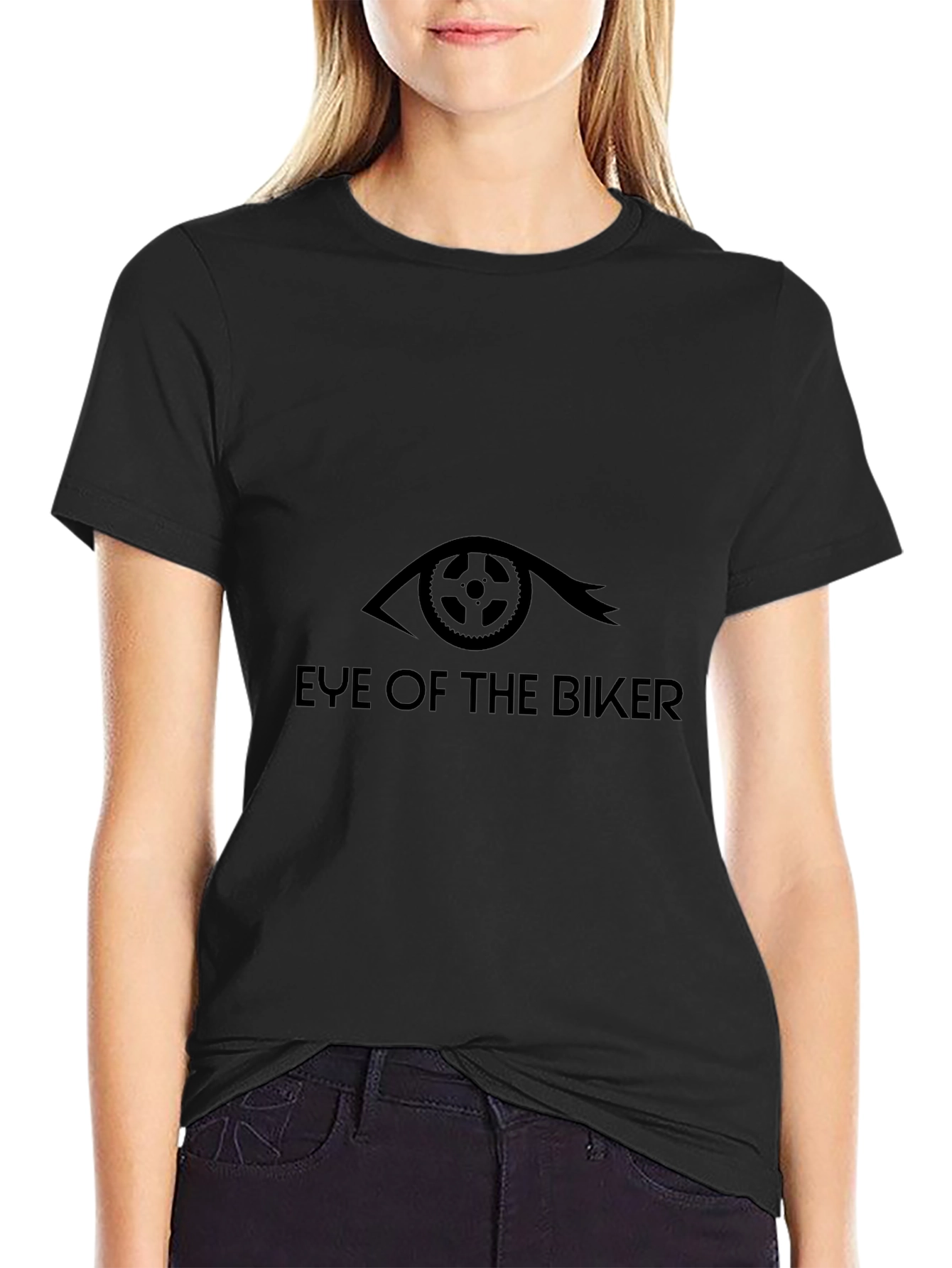 Eye of the Biker Black T-Shirt