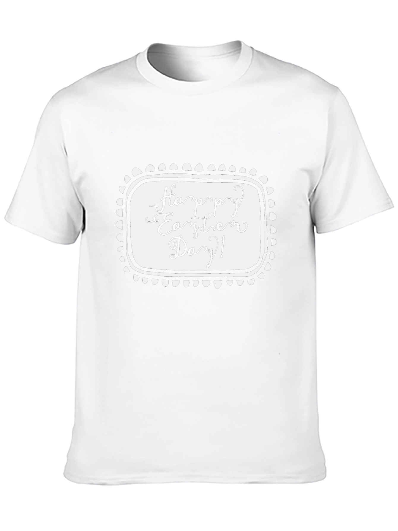 Happy Easter Day Black T-Shirt