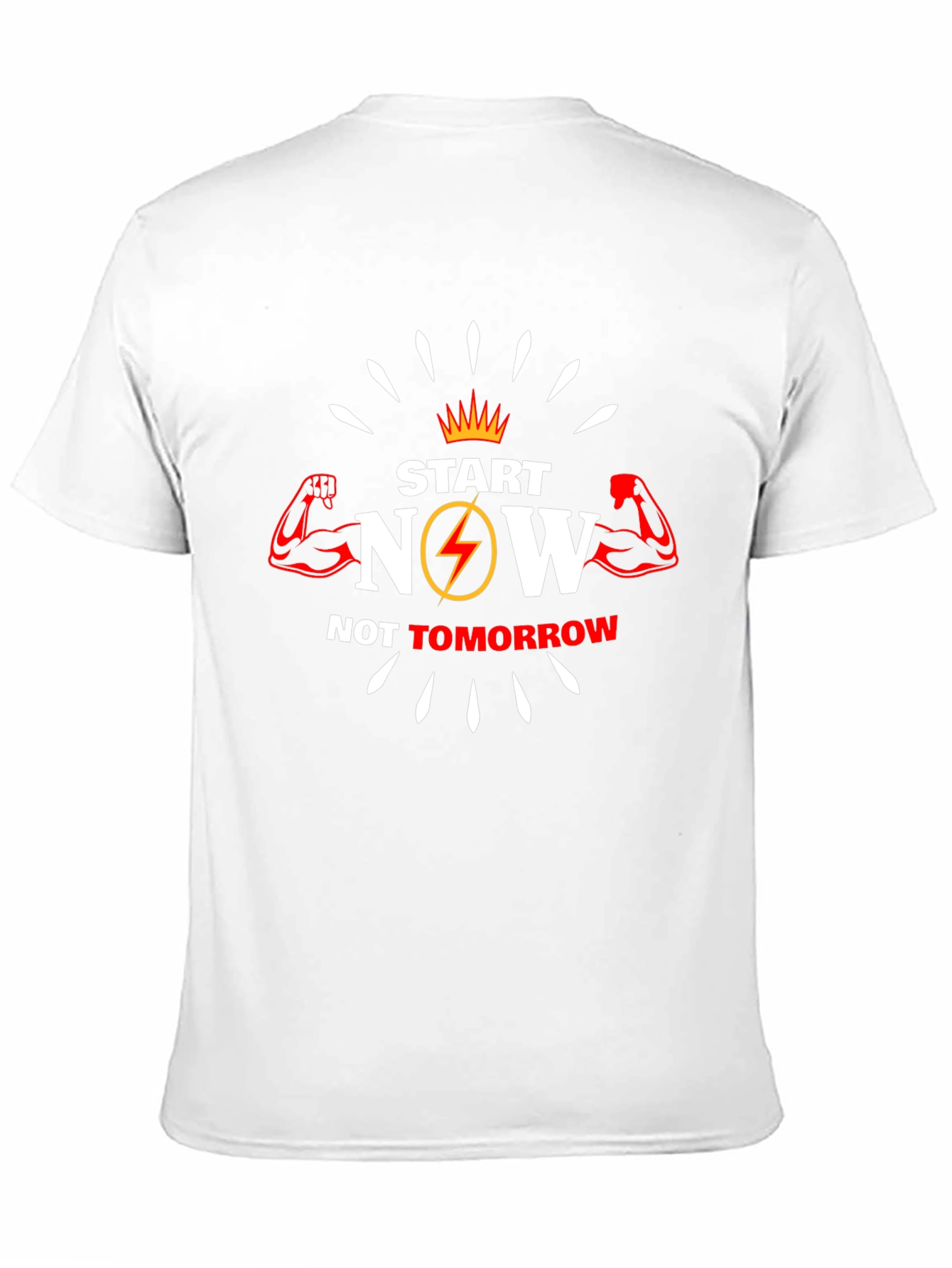 Start Now T-Shirt - Motivational Fitness Tee