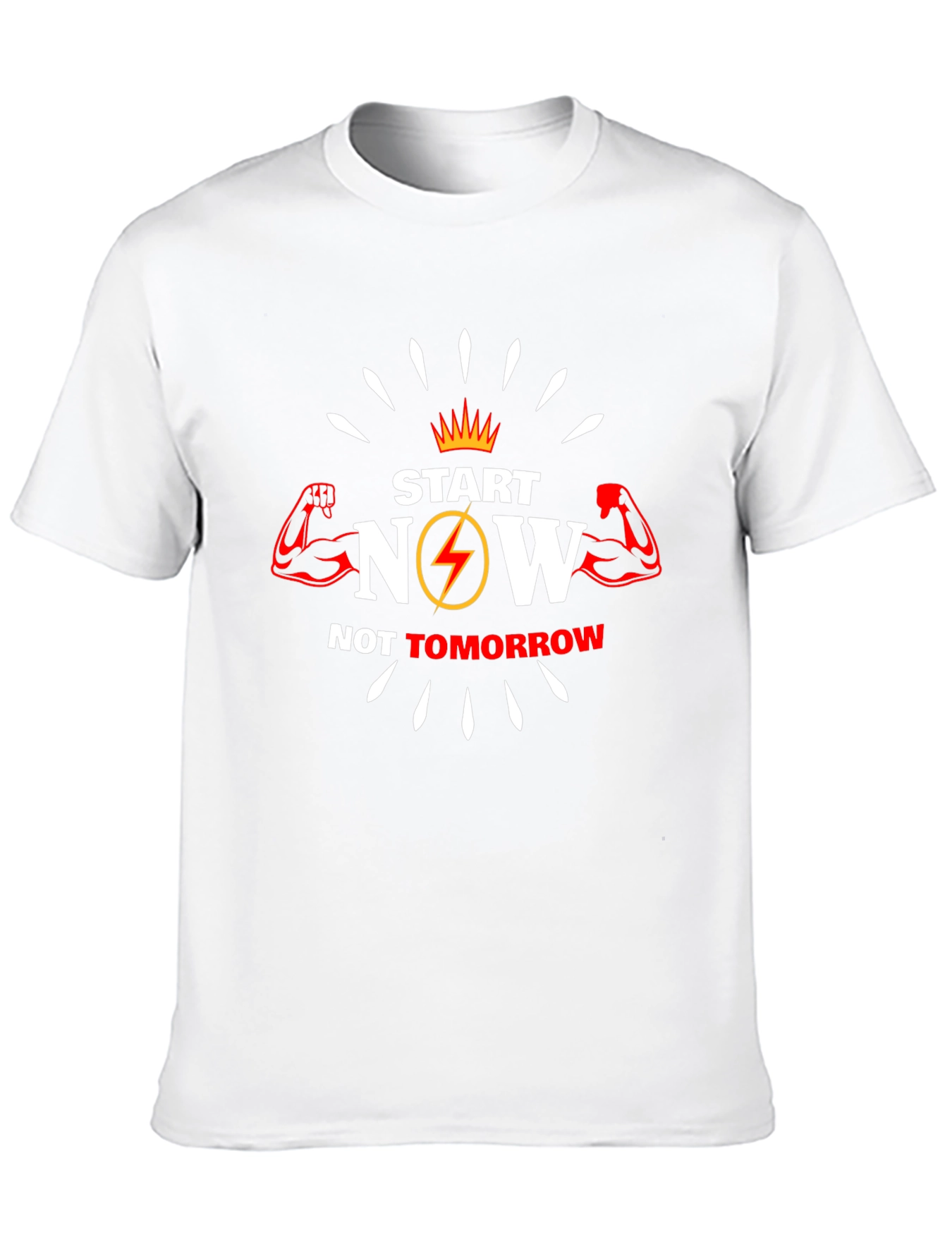 Start Now T-Shirt - Motivational Fitness Tee