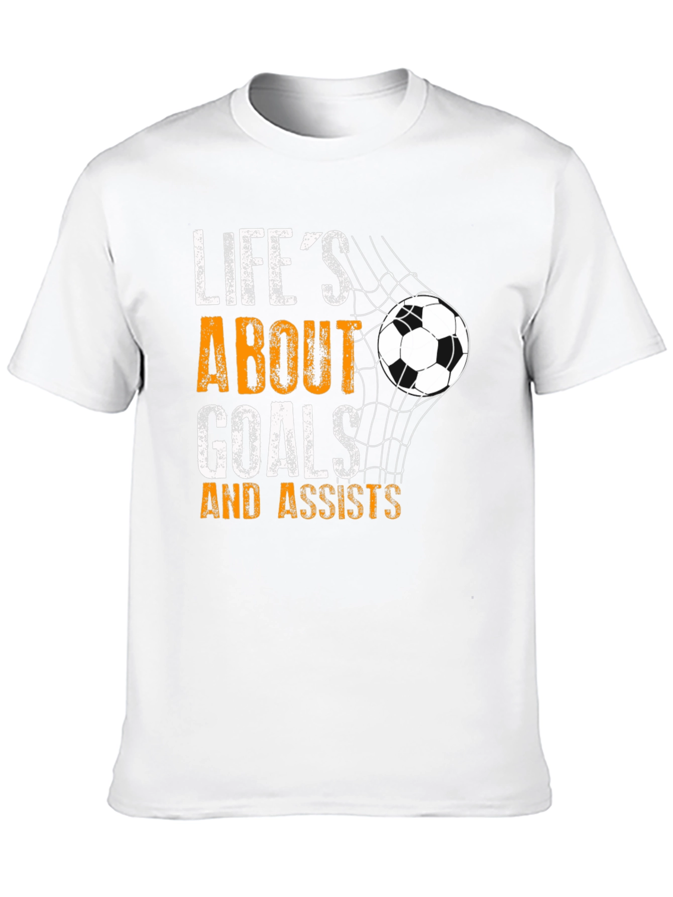 Lifes About Goals & Assists Soccer T-Shirt