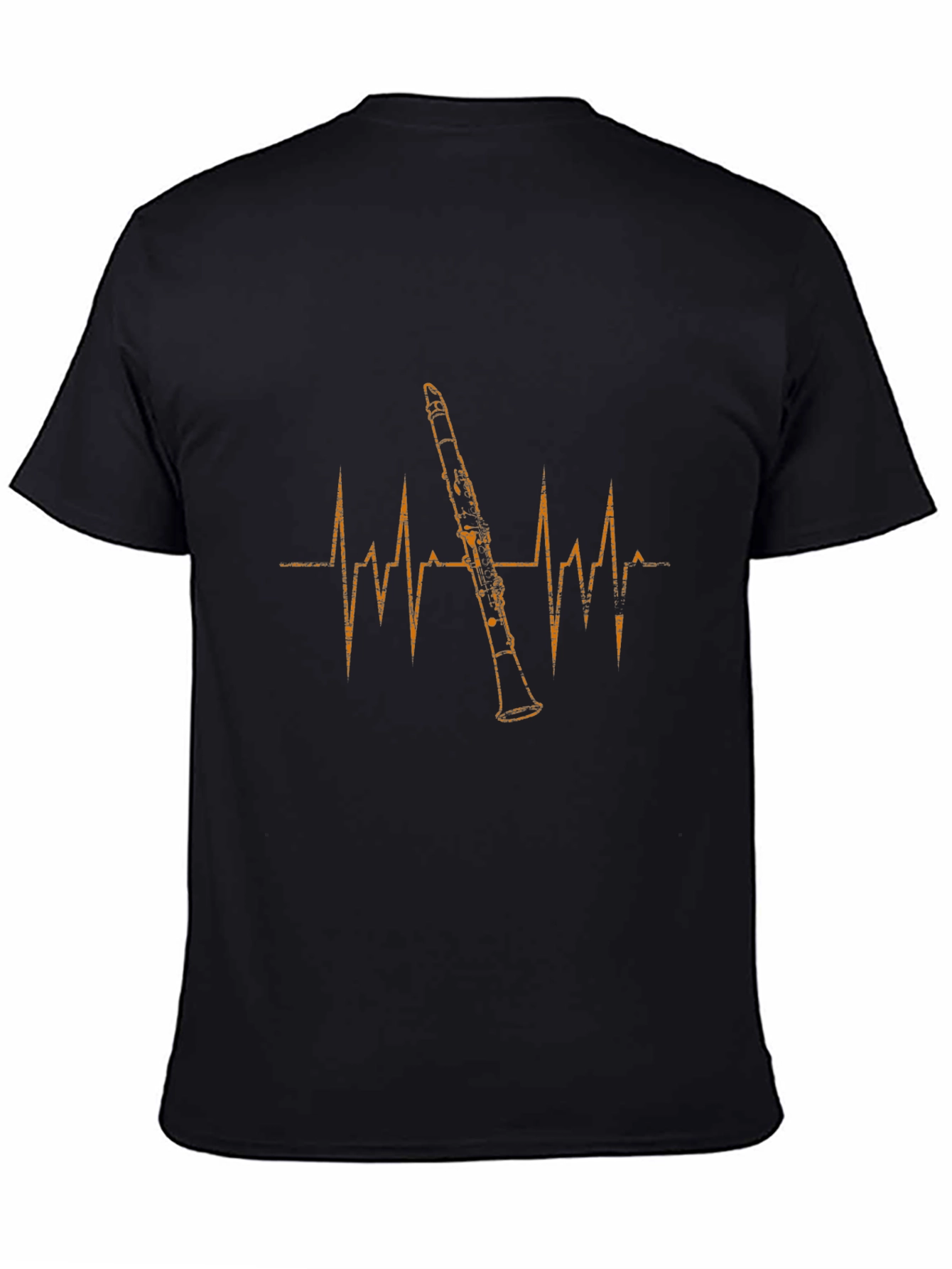 Clarinet Heartbeat Graphic T-Shirt
