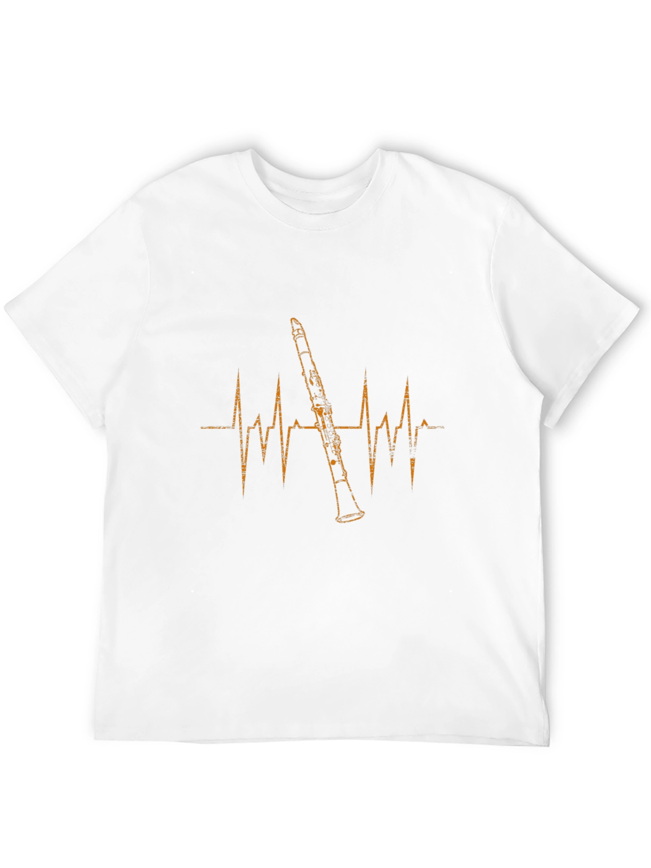 Clarinet Heartbeat Graphic T-Shirt