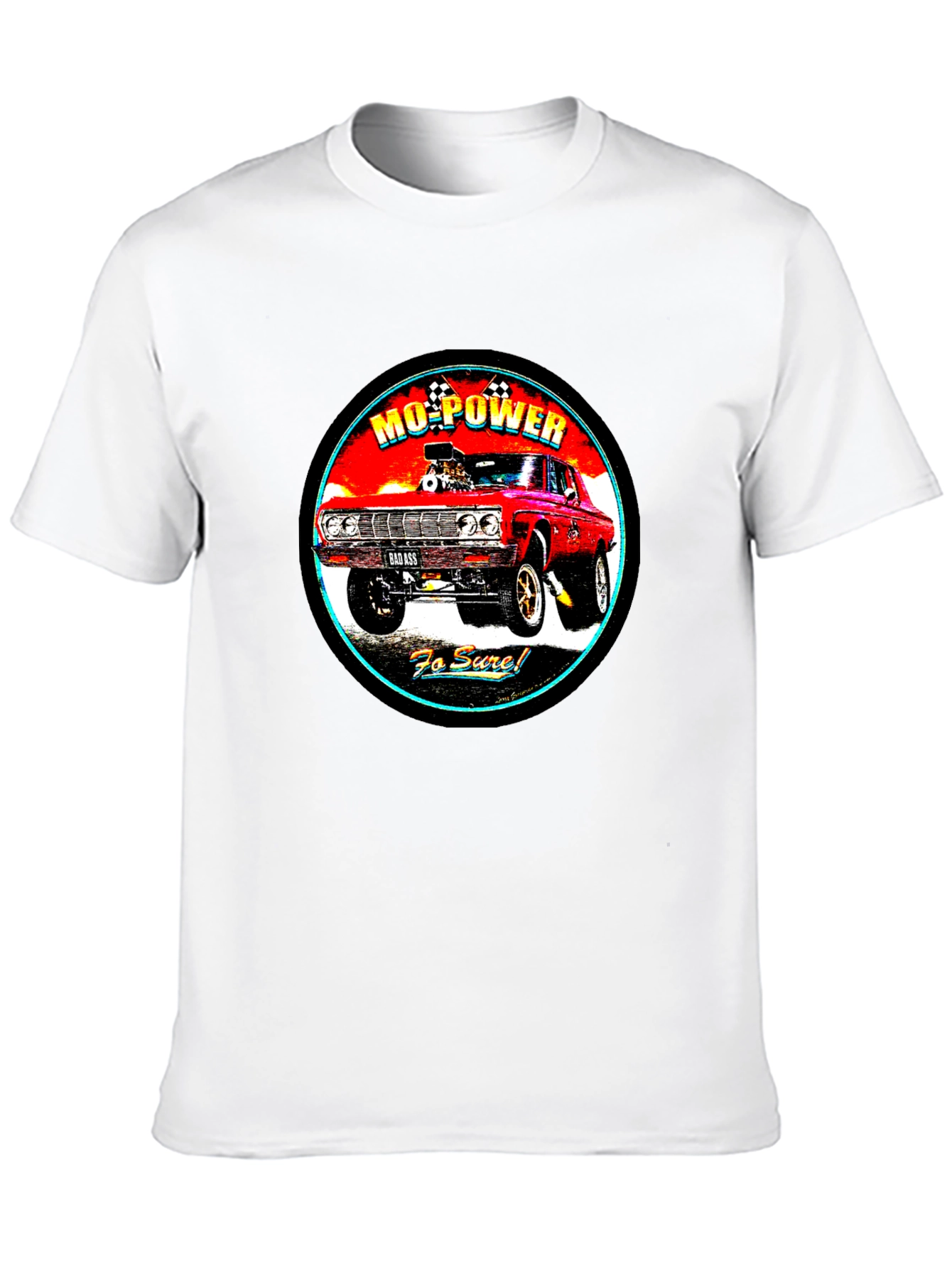 Mo-Power Classic Car Graphic T-Shirt
