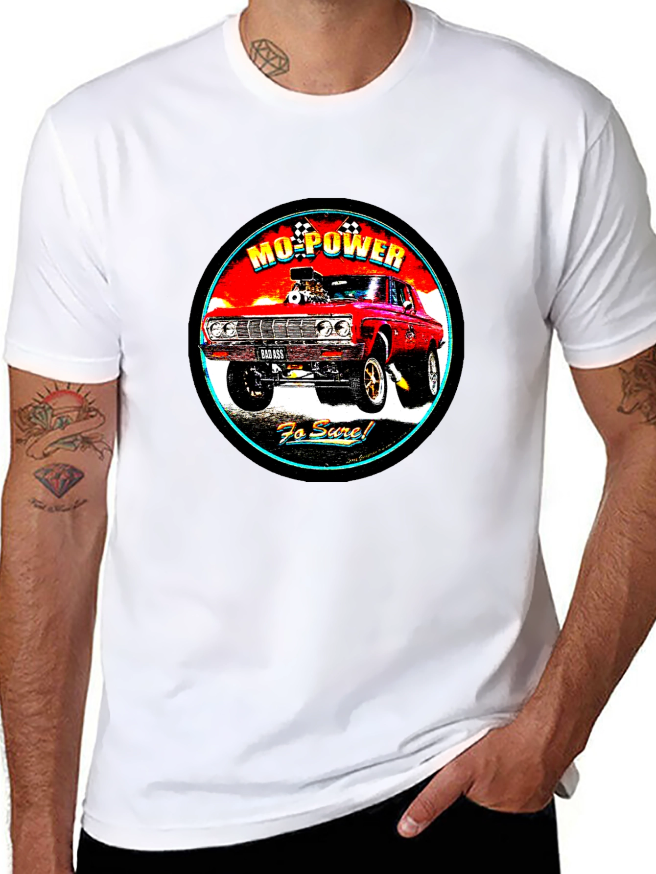 Mo-Power Classic Car Graphic T-Shirt