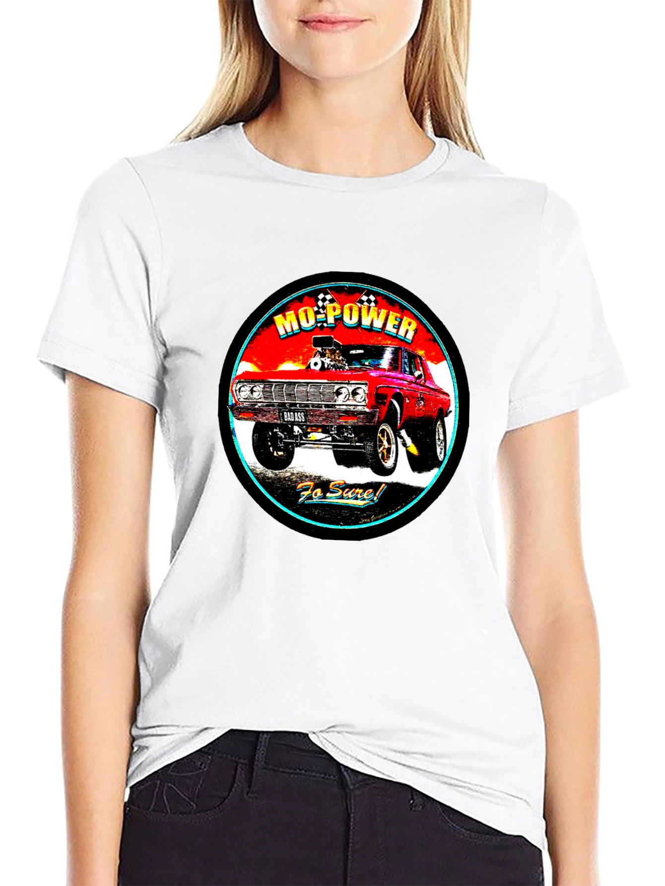 Mo-Power Classic Car Graphic T-Shirt