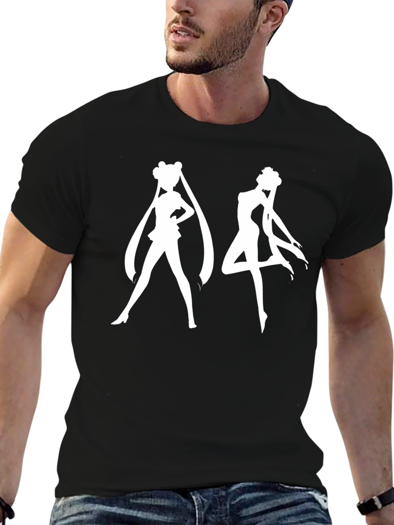 Sailor Moon Black Graphic Tee