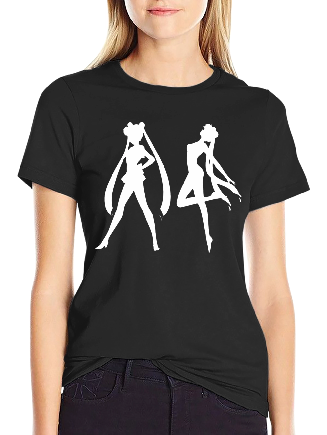 Sailor Moon Black Graphic Tee