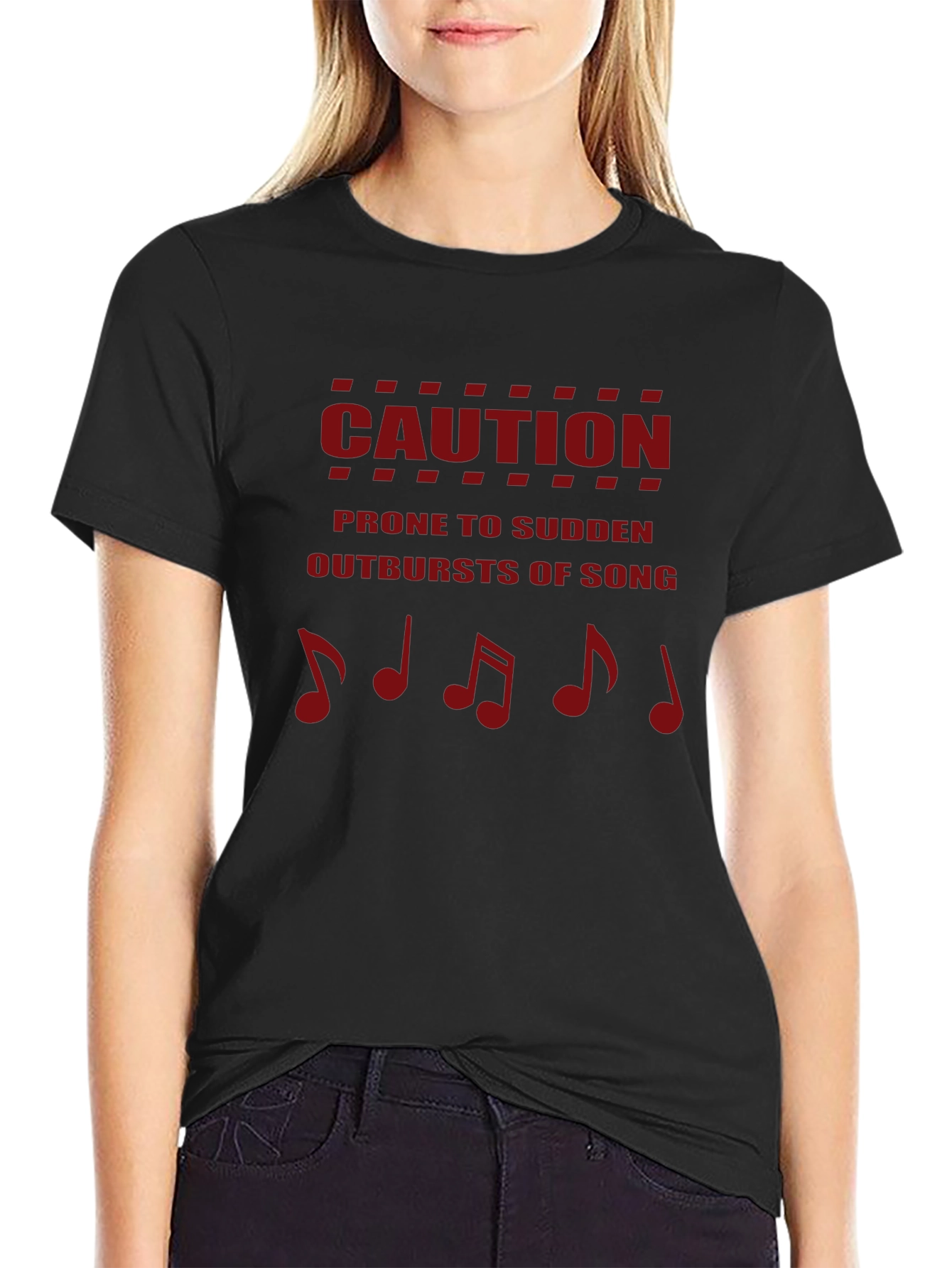 Caution Outbursts of Song Mens T-Shirt