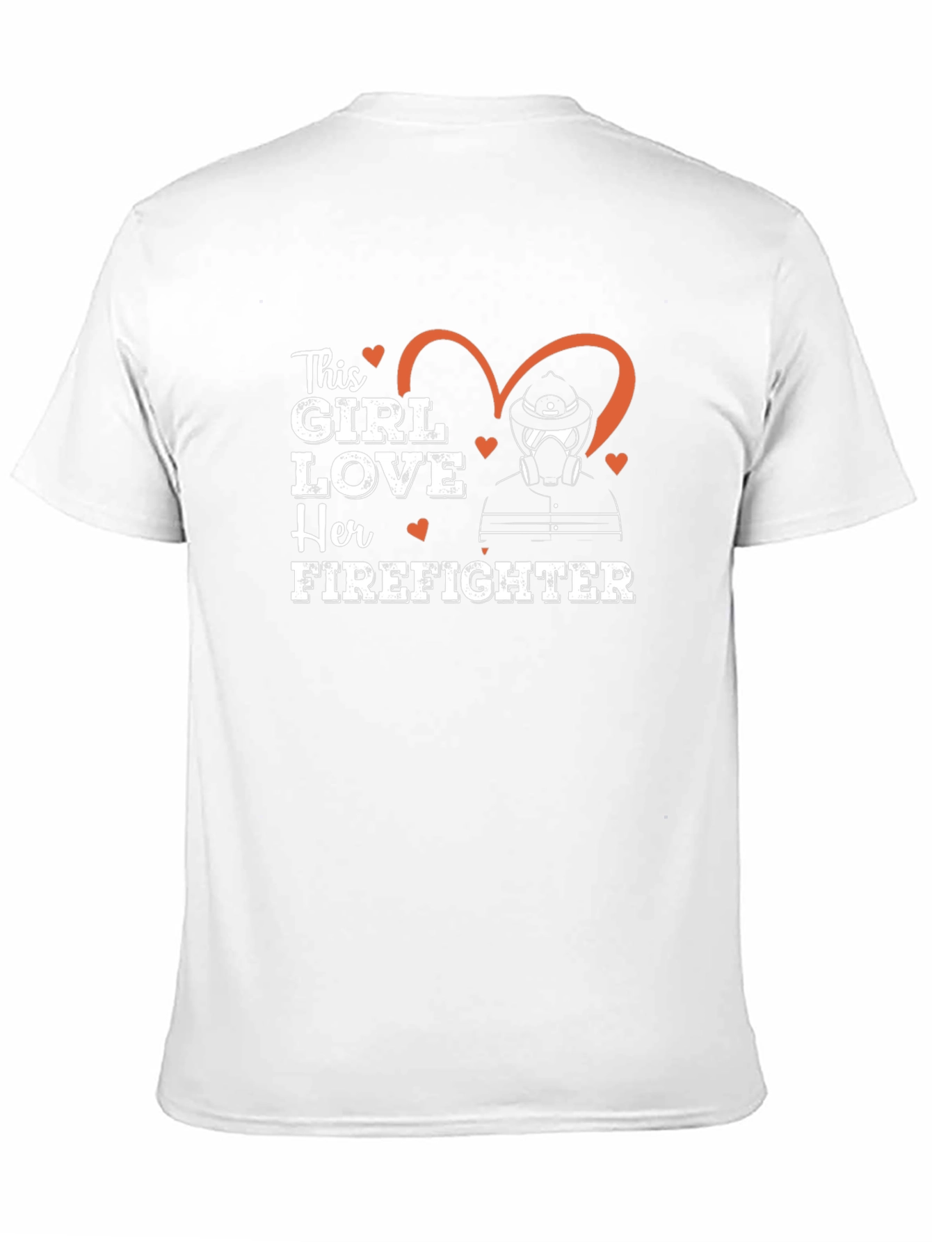 Firefighter Love T-Shirt - Gift for Her