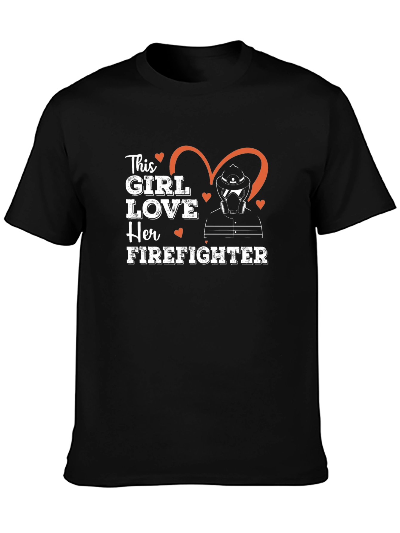 Firefighter Love T-Shirt - Gift for Her
