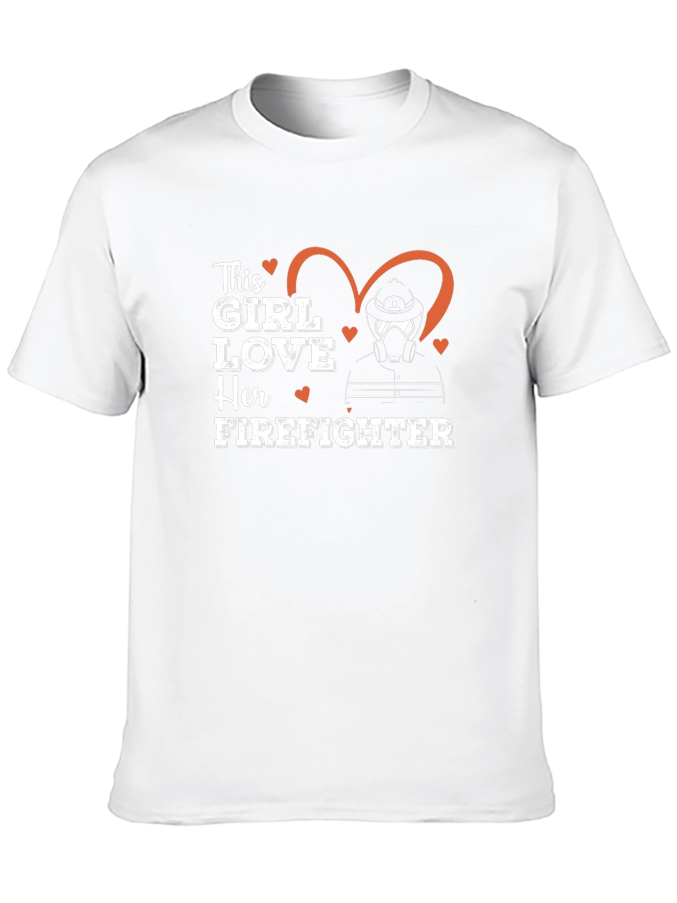 Firefighter Love T-Shirt - Gift for Her