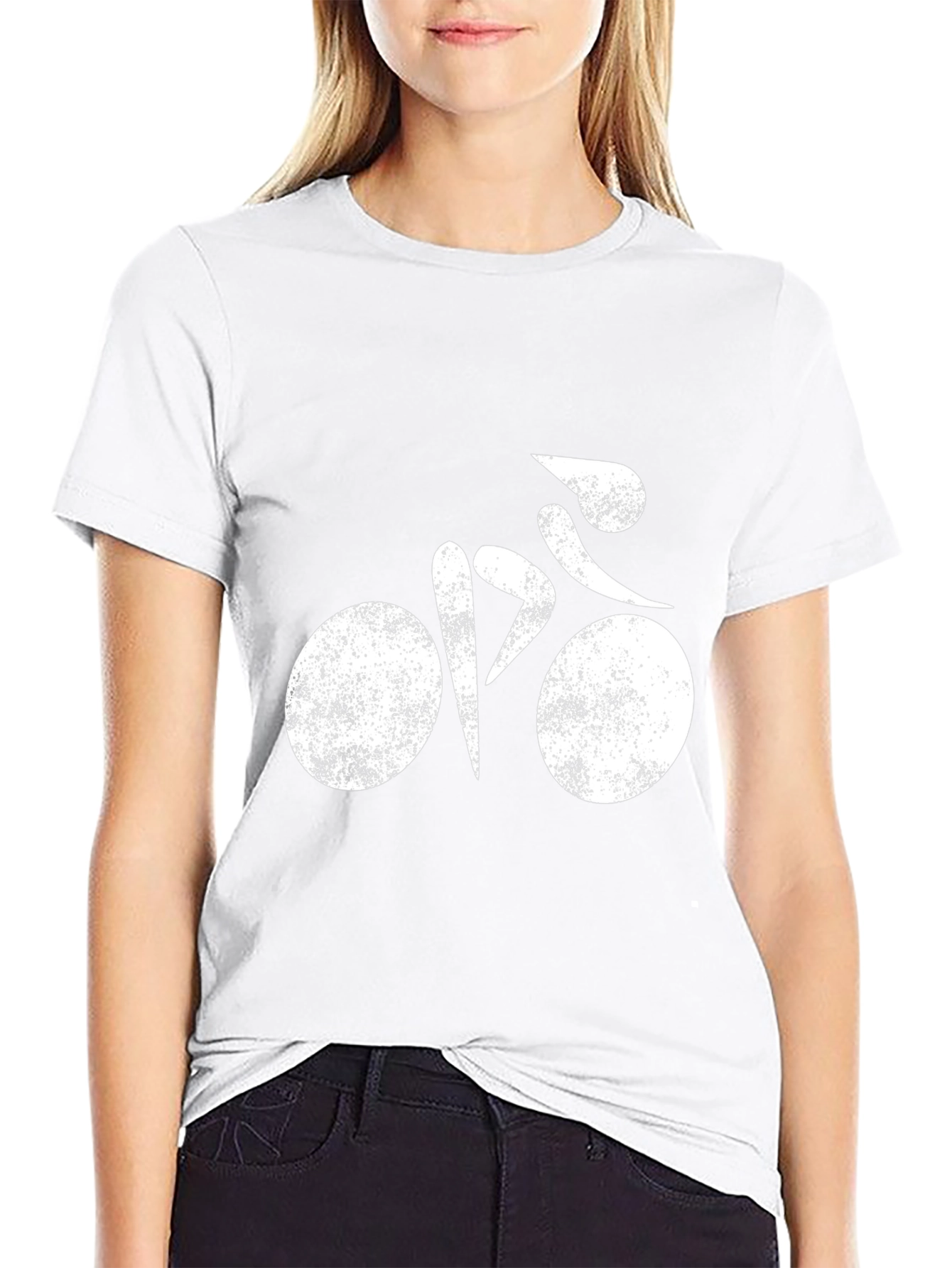 Cool Graphic Bike T-Shirt - Distressed Style