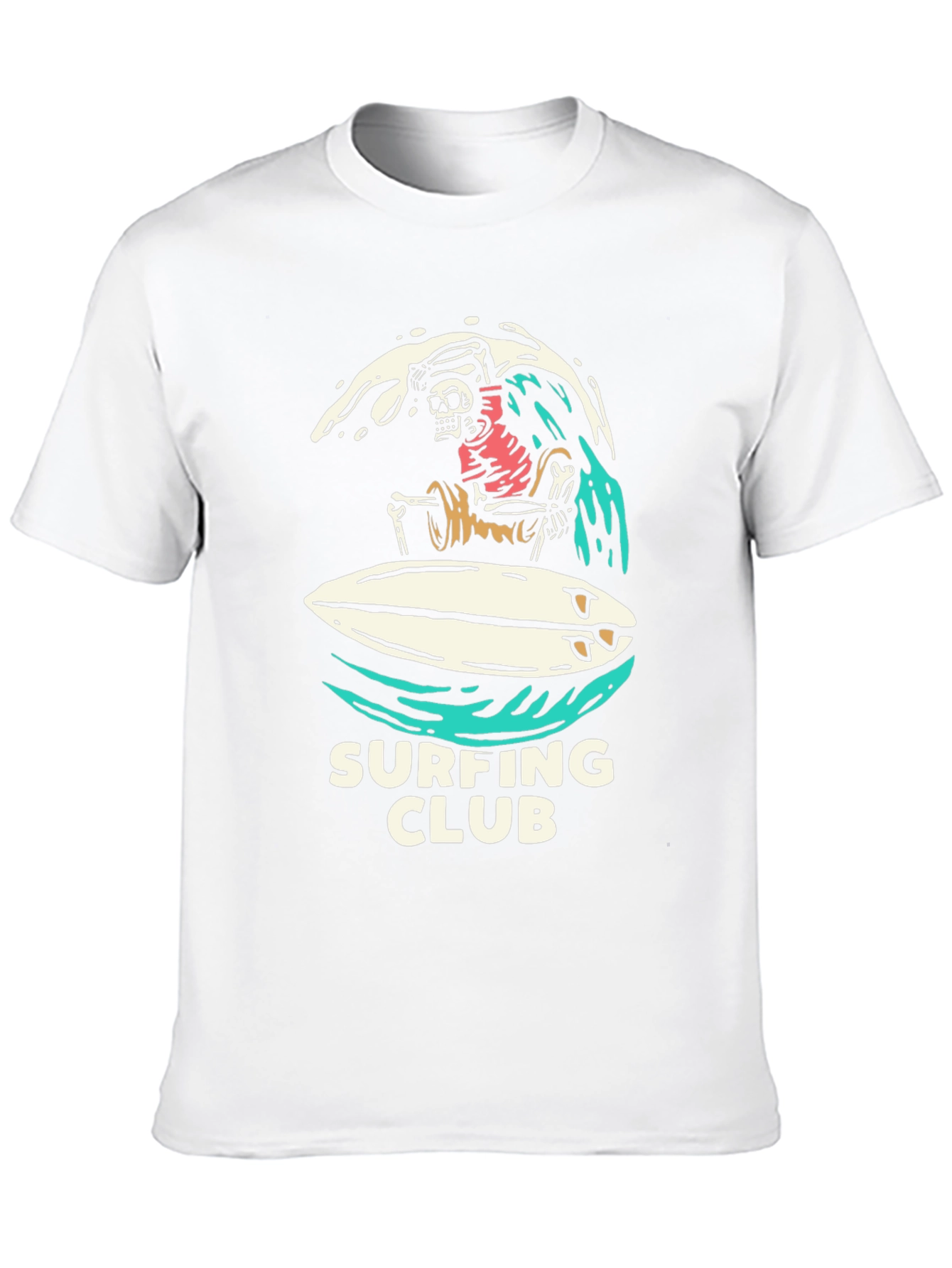 Surfing Club Skeleton T-Shirt