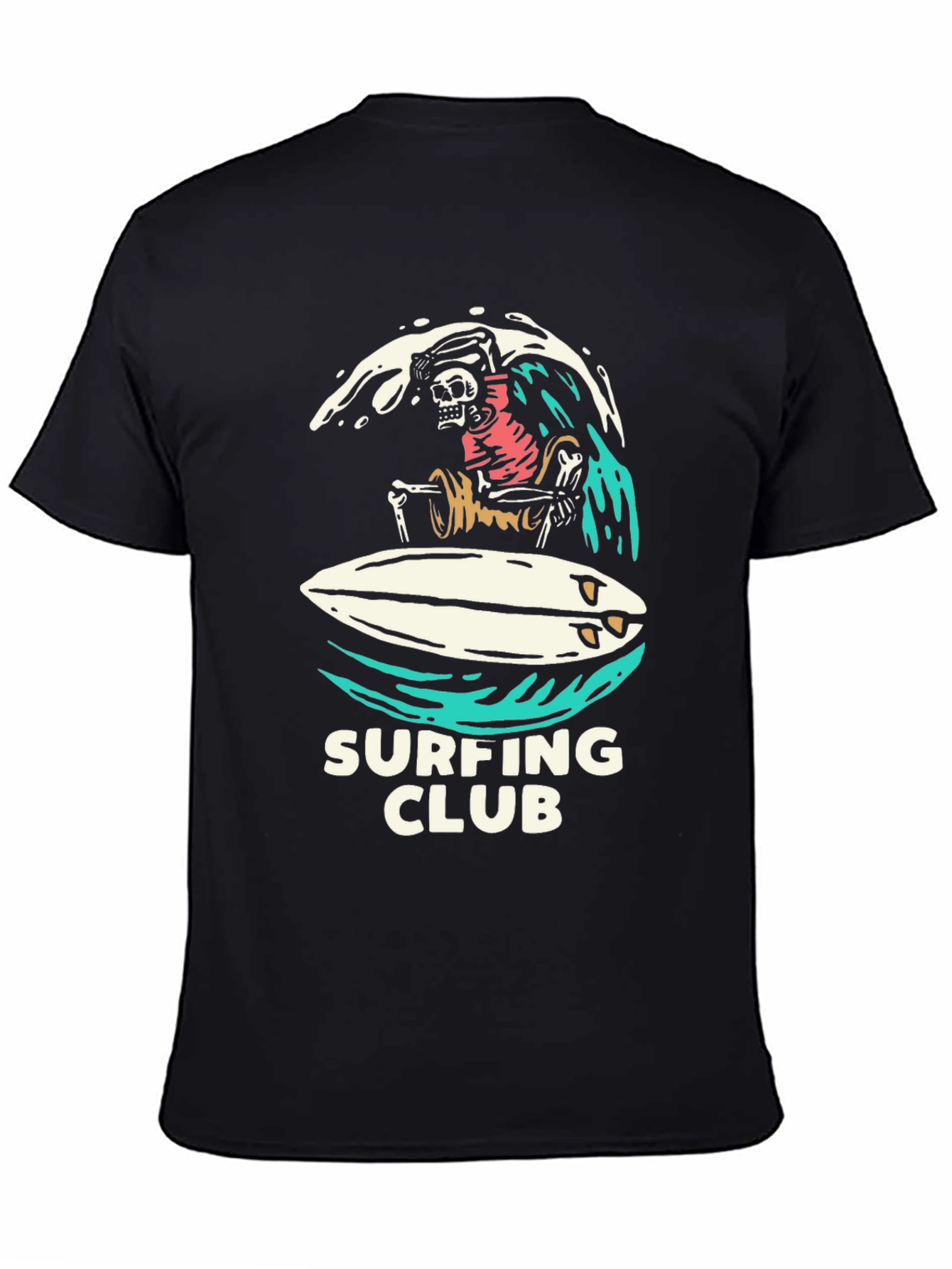 Surfing Club Skeleton T-Shirt