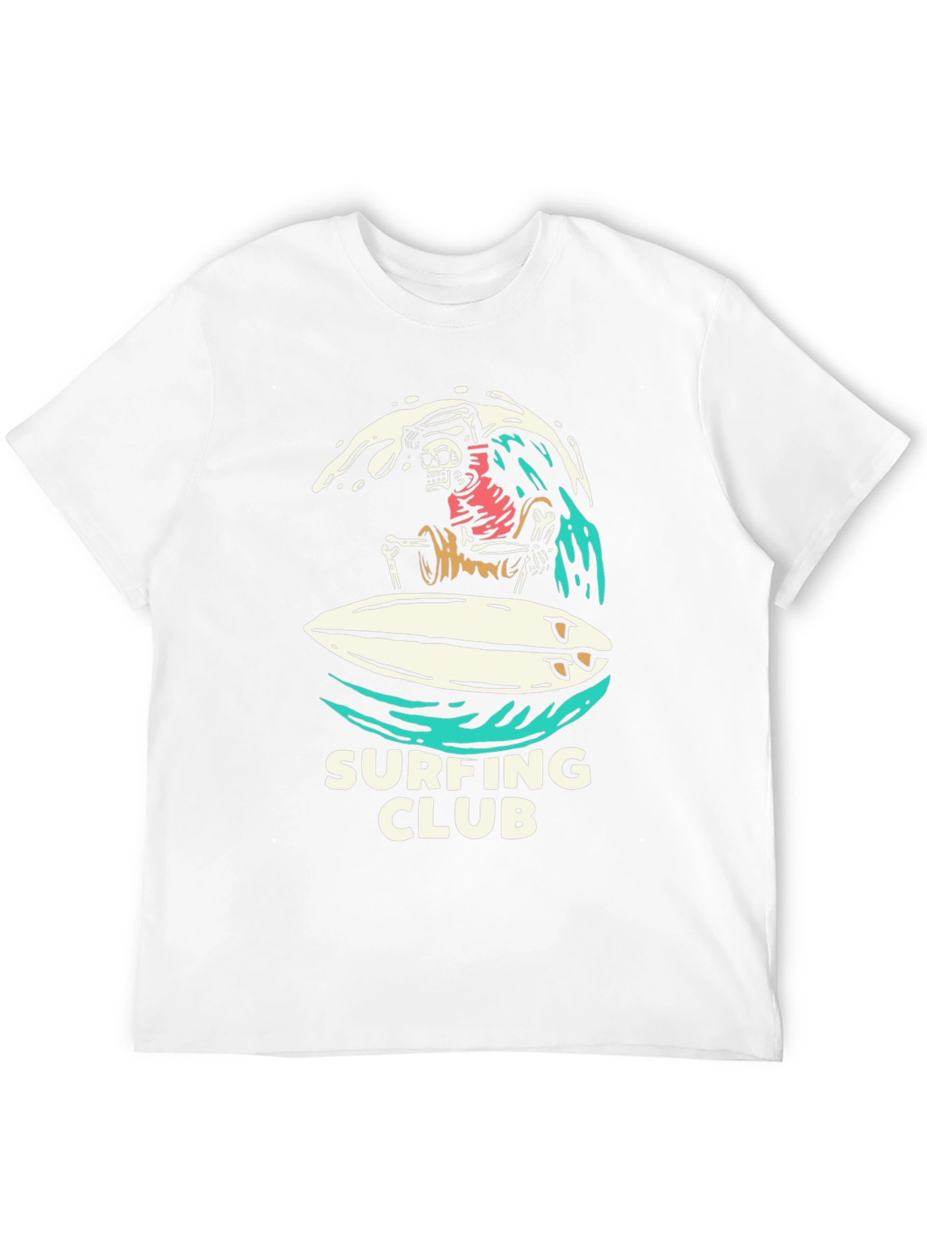 Surfing Club Skeleton T-Shirt