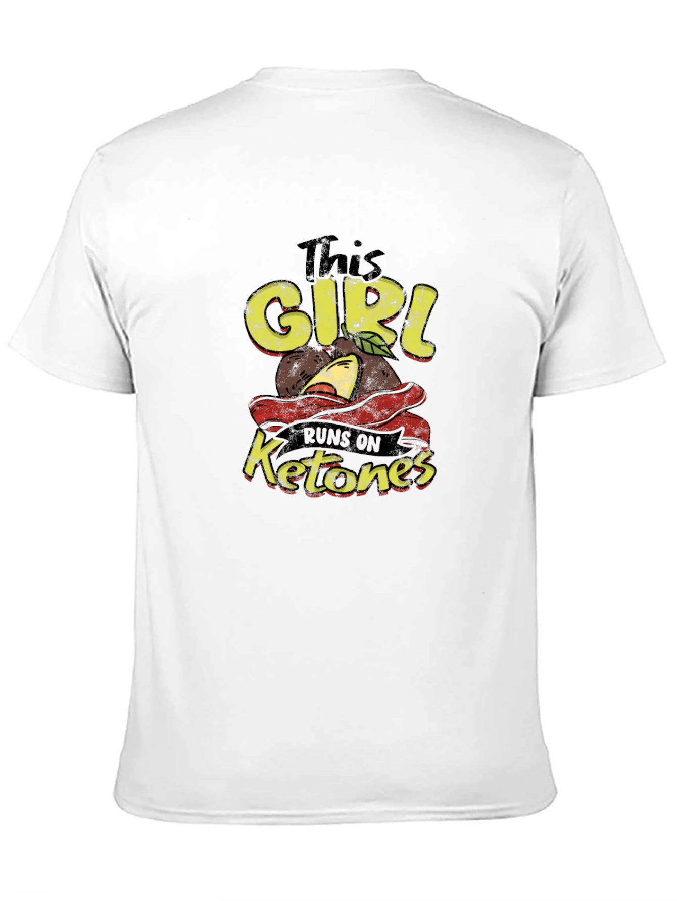 This Girl Runs on Ketones Black T-Shirt
