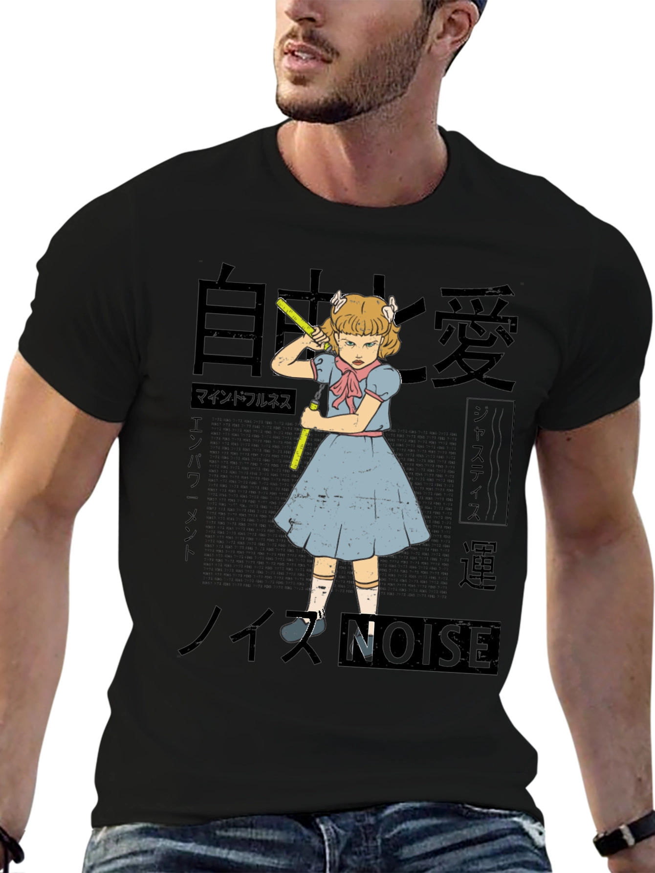 Girl with Nunchucks T-Shirt