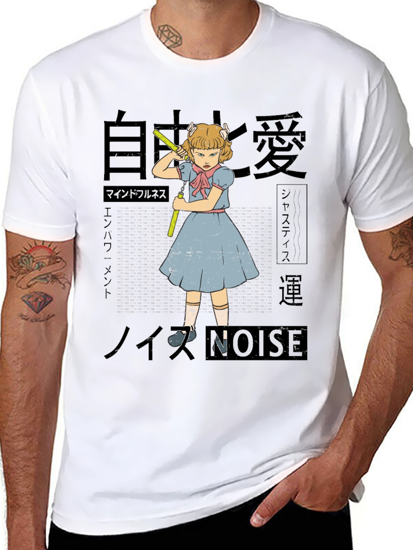 Girl with Nunchucks T-Shirt