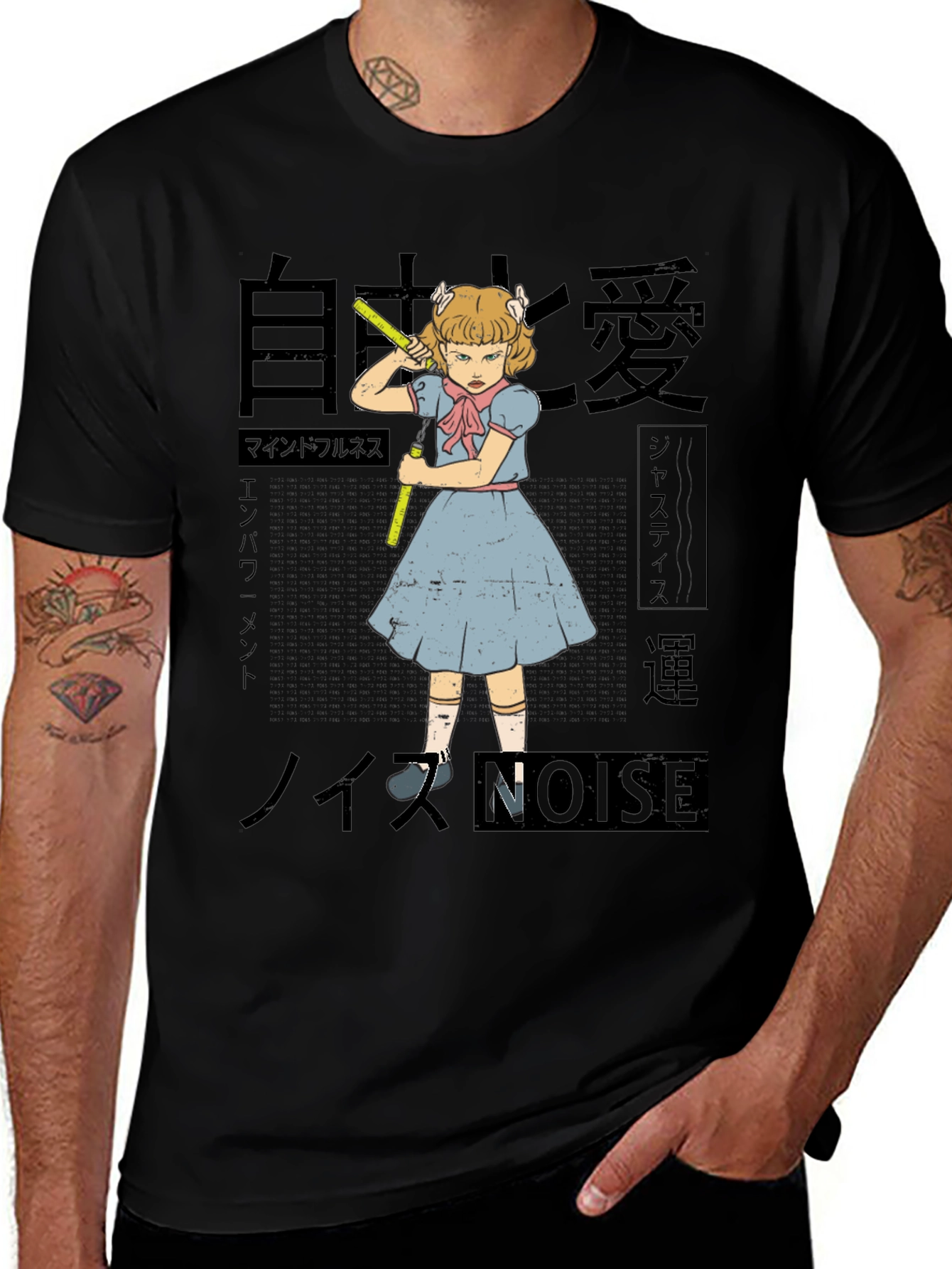 Girl with Nunchucks T-Shirt