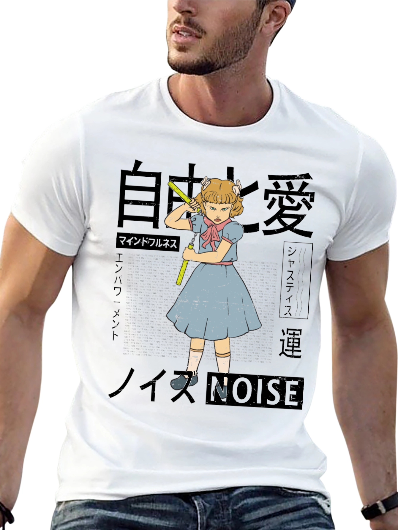 Girl with Nunchucks T-Shirt