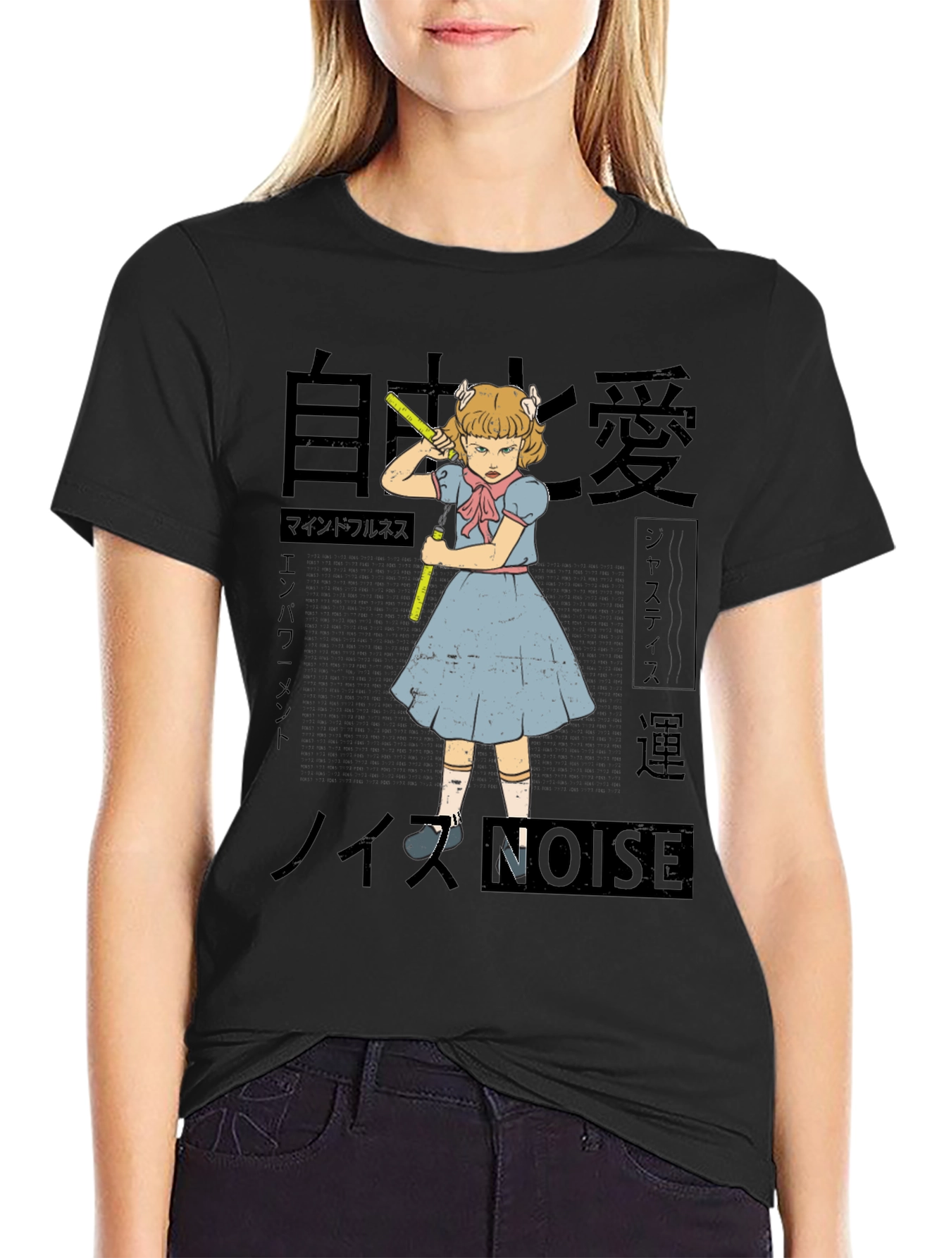 Girl with Nunchucks T-Shirt