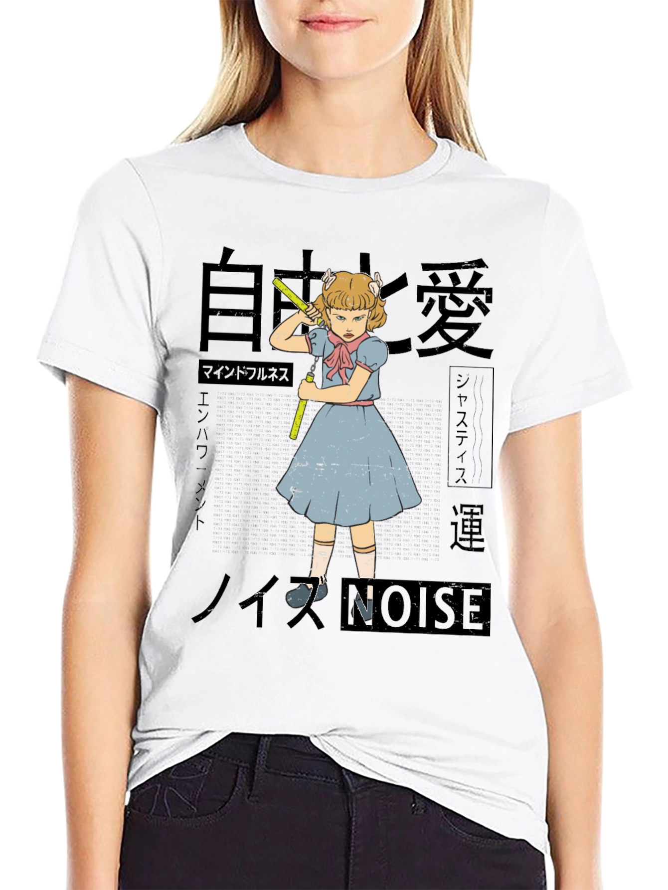 Girl with Nunchucks T-Shirt