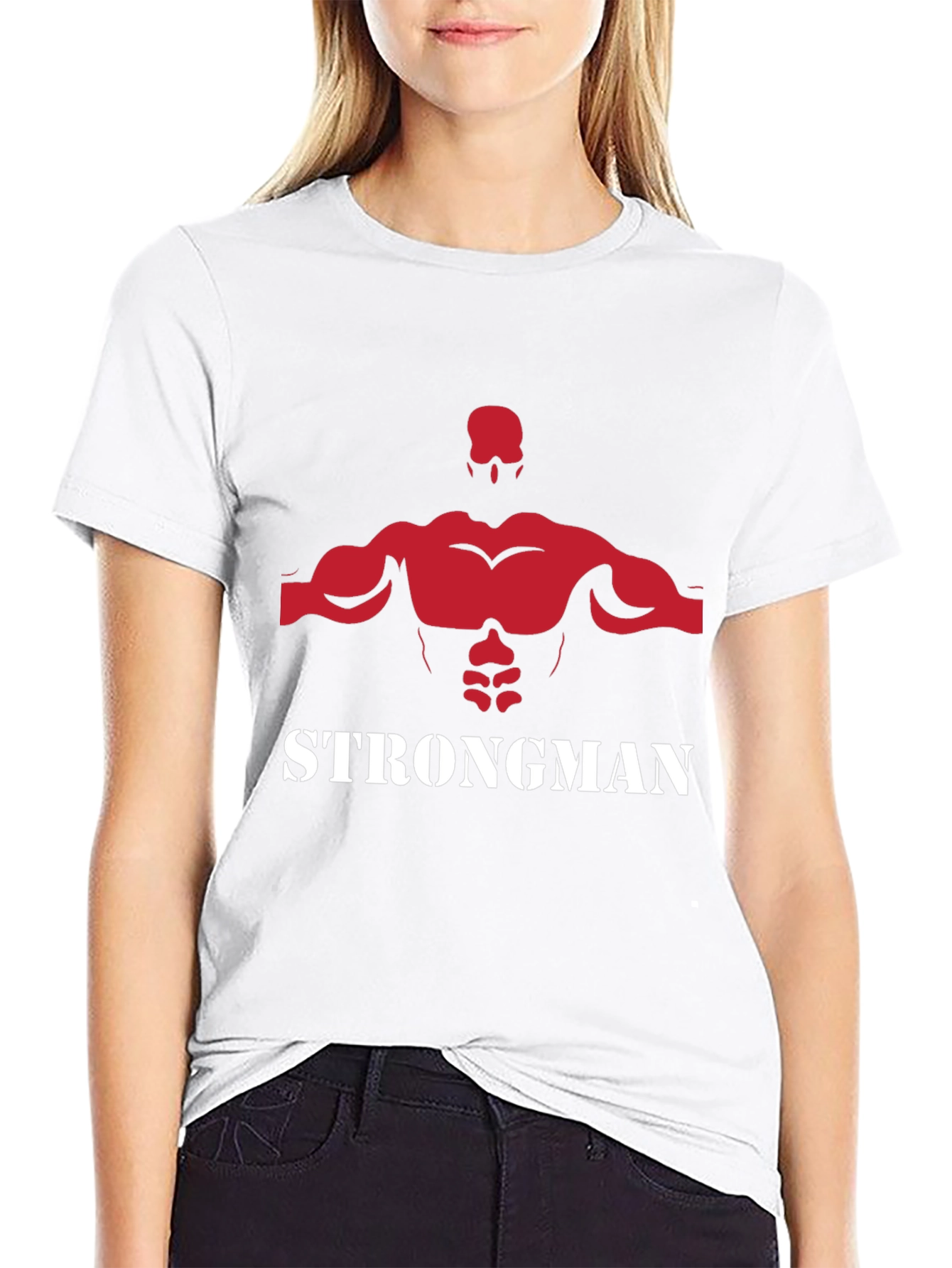 Strongman Graphic Tee - Black