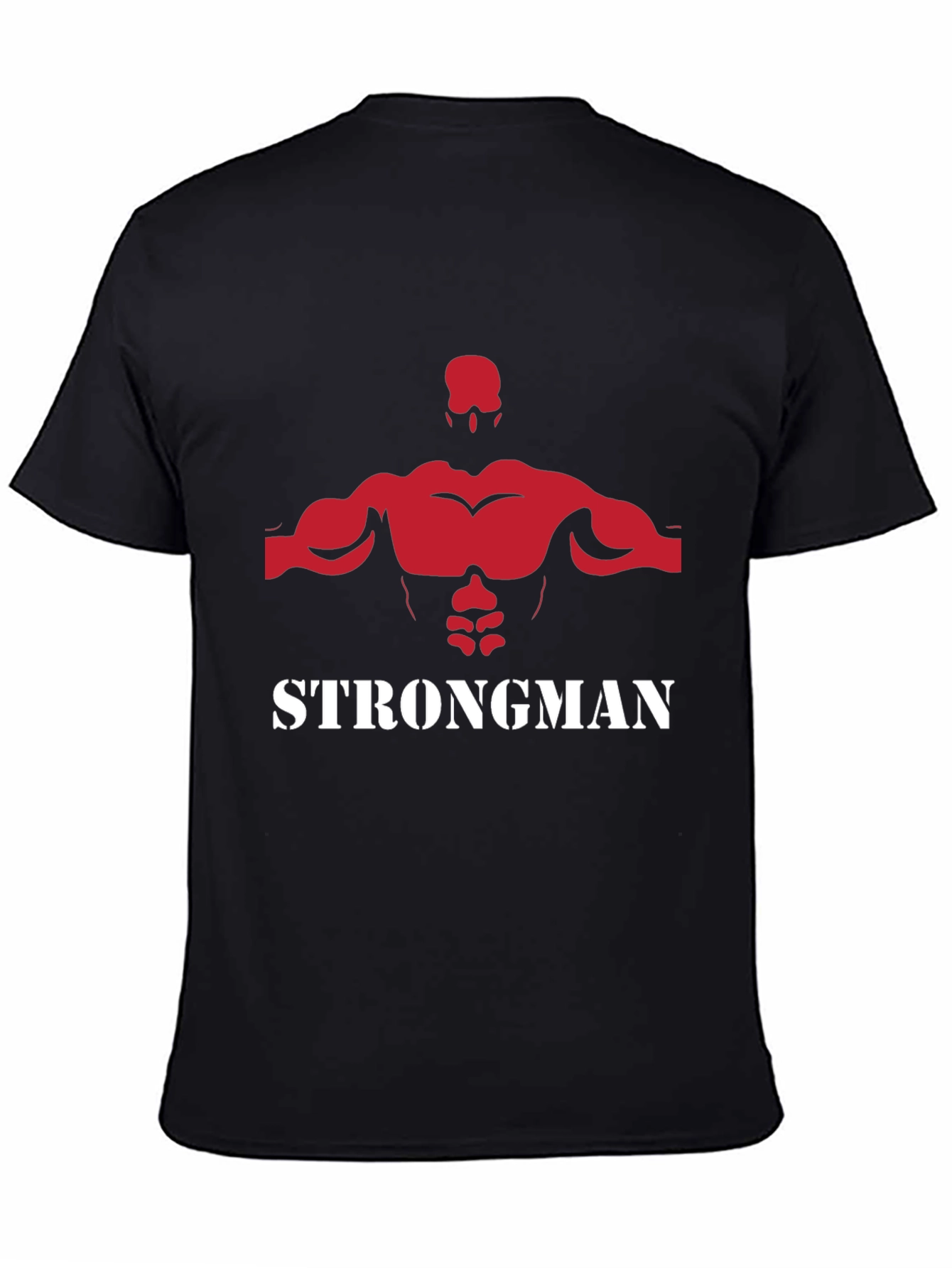 Strongman Graphic Tee - Black