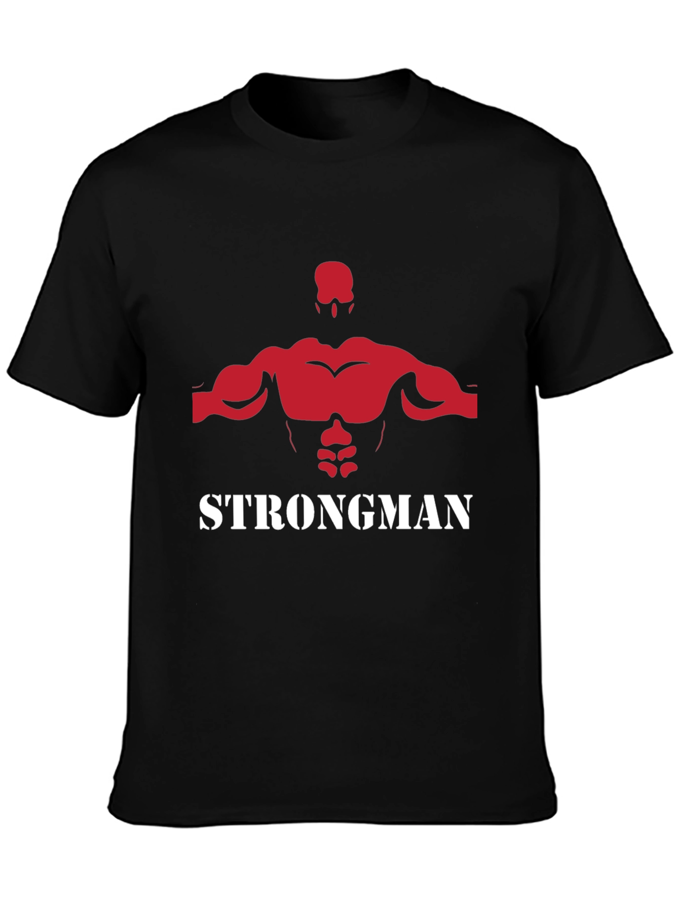 Strongman Graphic Tee - Black